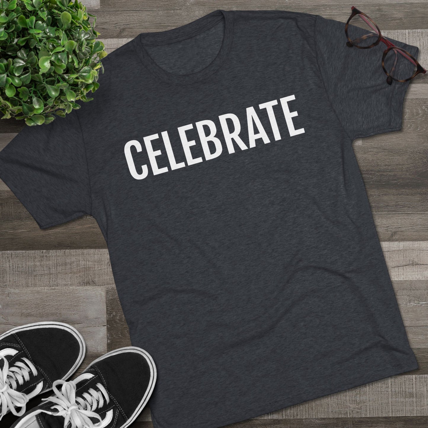 Unisex Tri-Blend Crew Tee - Celebrate