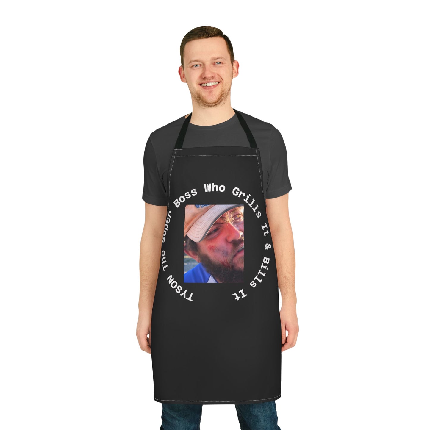 Personalized (Tyson) BBQ Apron for Grill Masters, Perfect Gift for Fathers Day, Cooking Enthusiasts, Outdoor Parties, Birthdays
