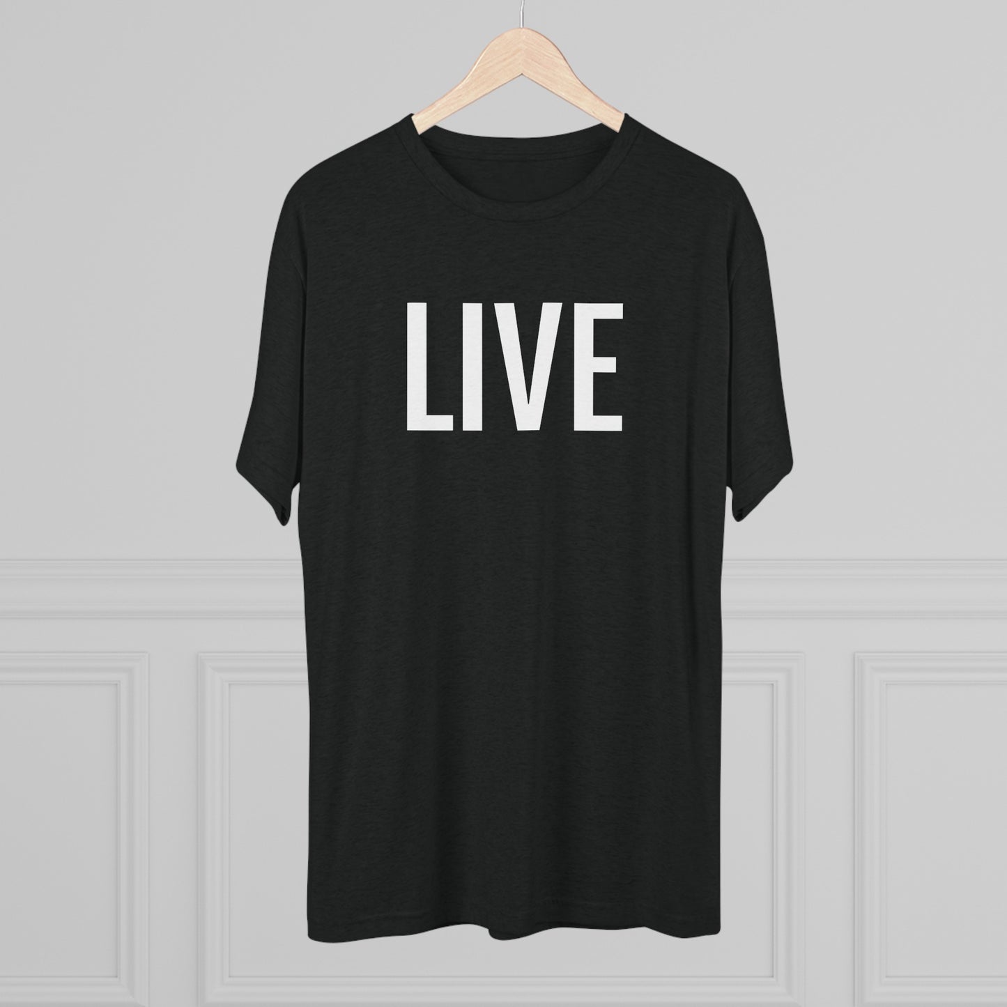 Unisex Tri-Blend Crew Tee - Live