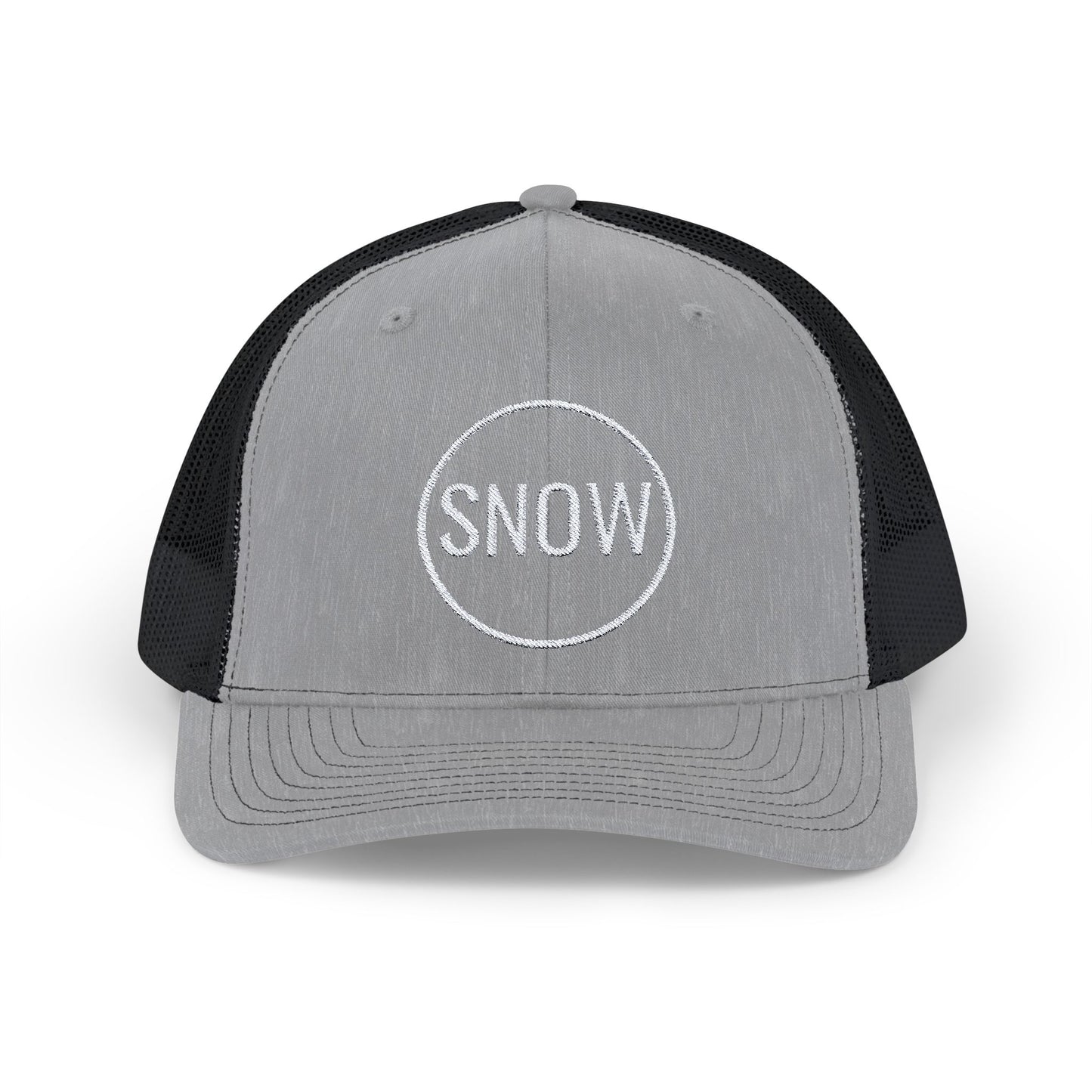 Snapback Trucker Cap - Snow