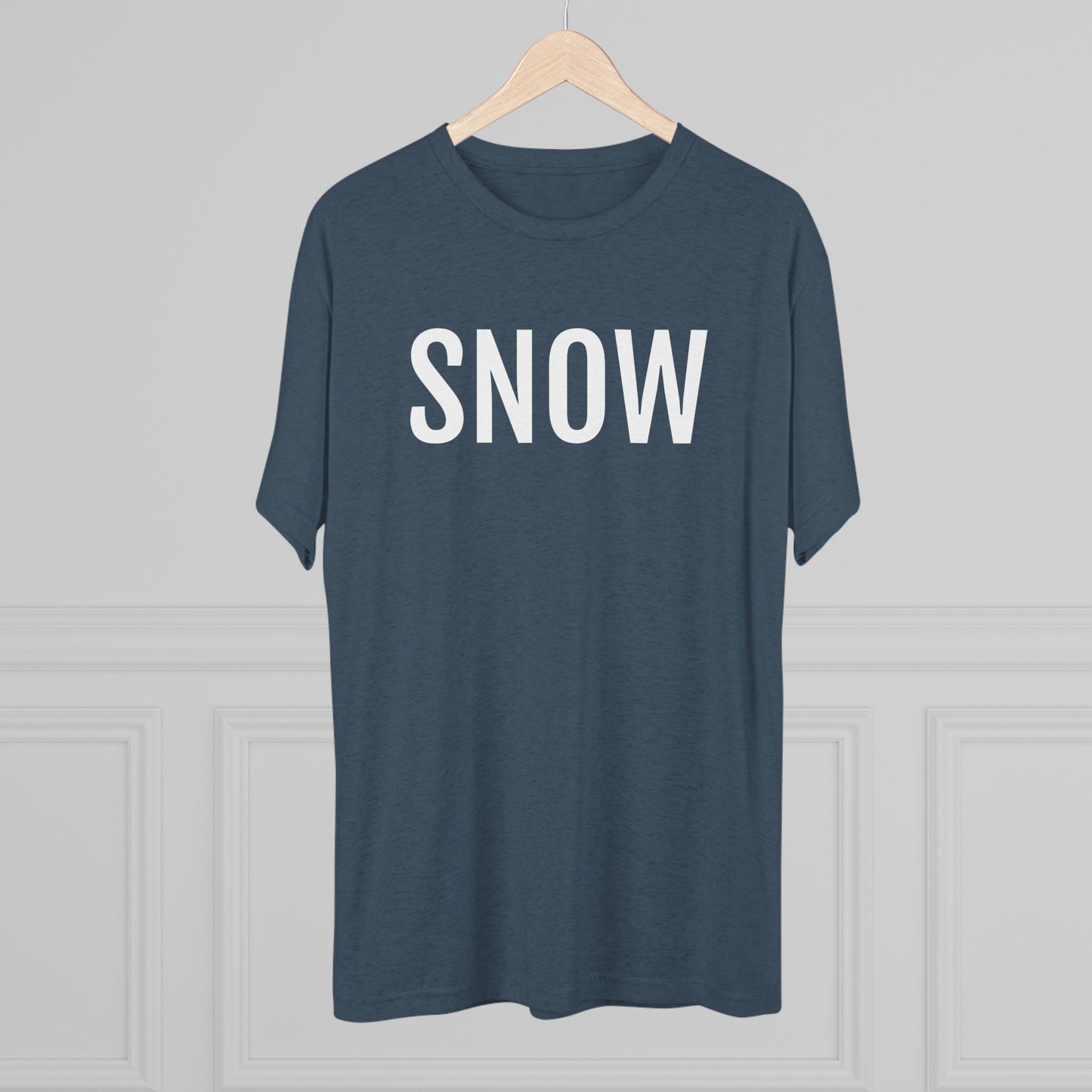Unisex Tri-Blend Crew Tee - Snow