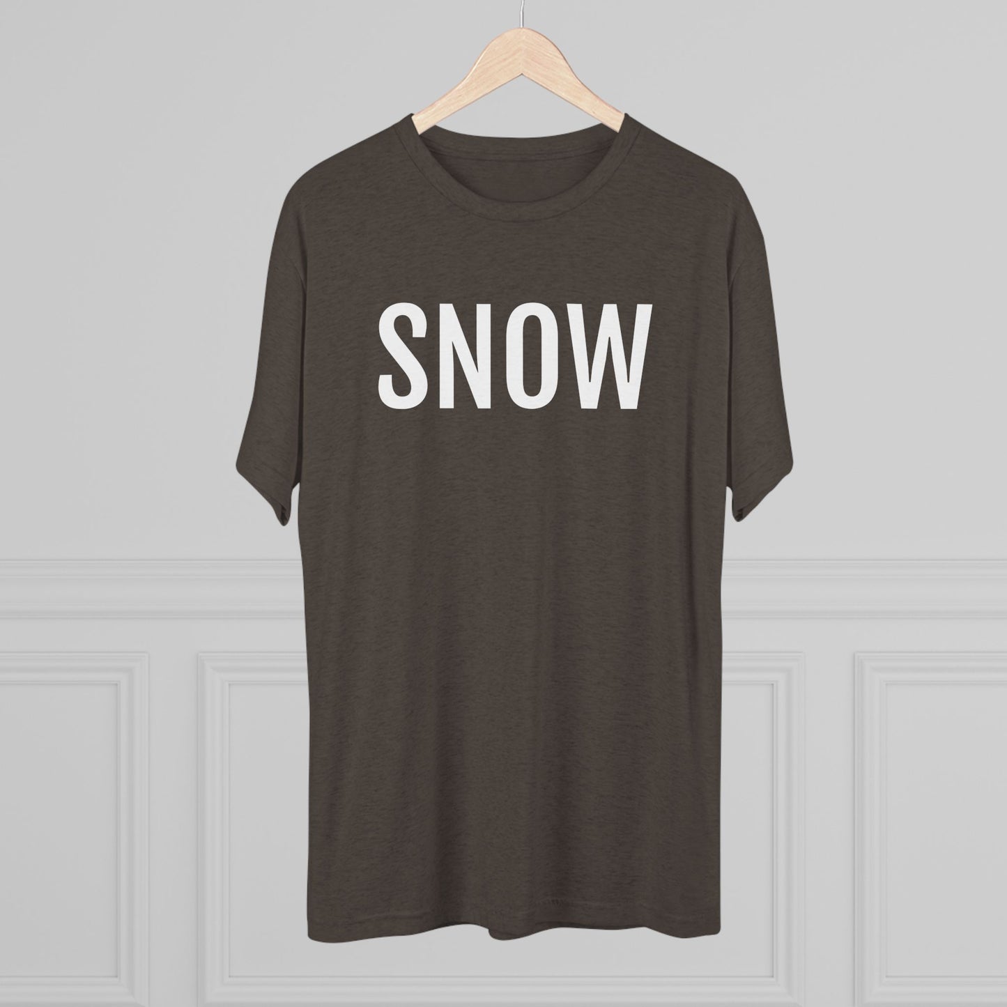 Unisex Tri-Blend Crew Tee - Snow