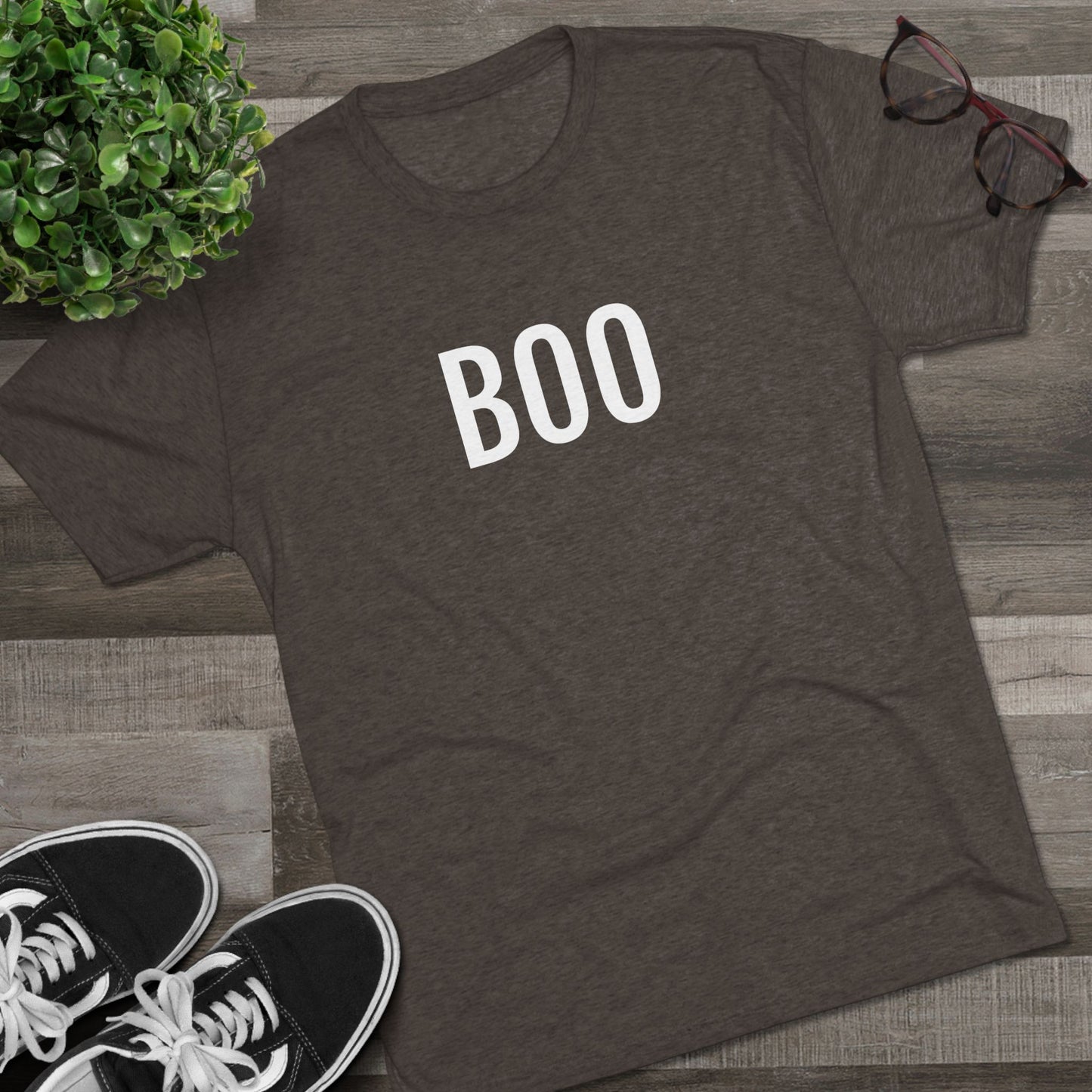 Unisex Tri-Blend Crew Tee - Boo