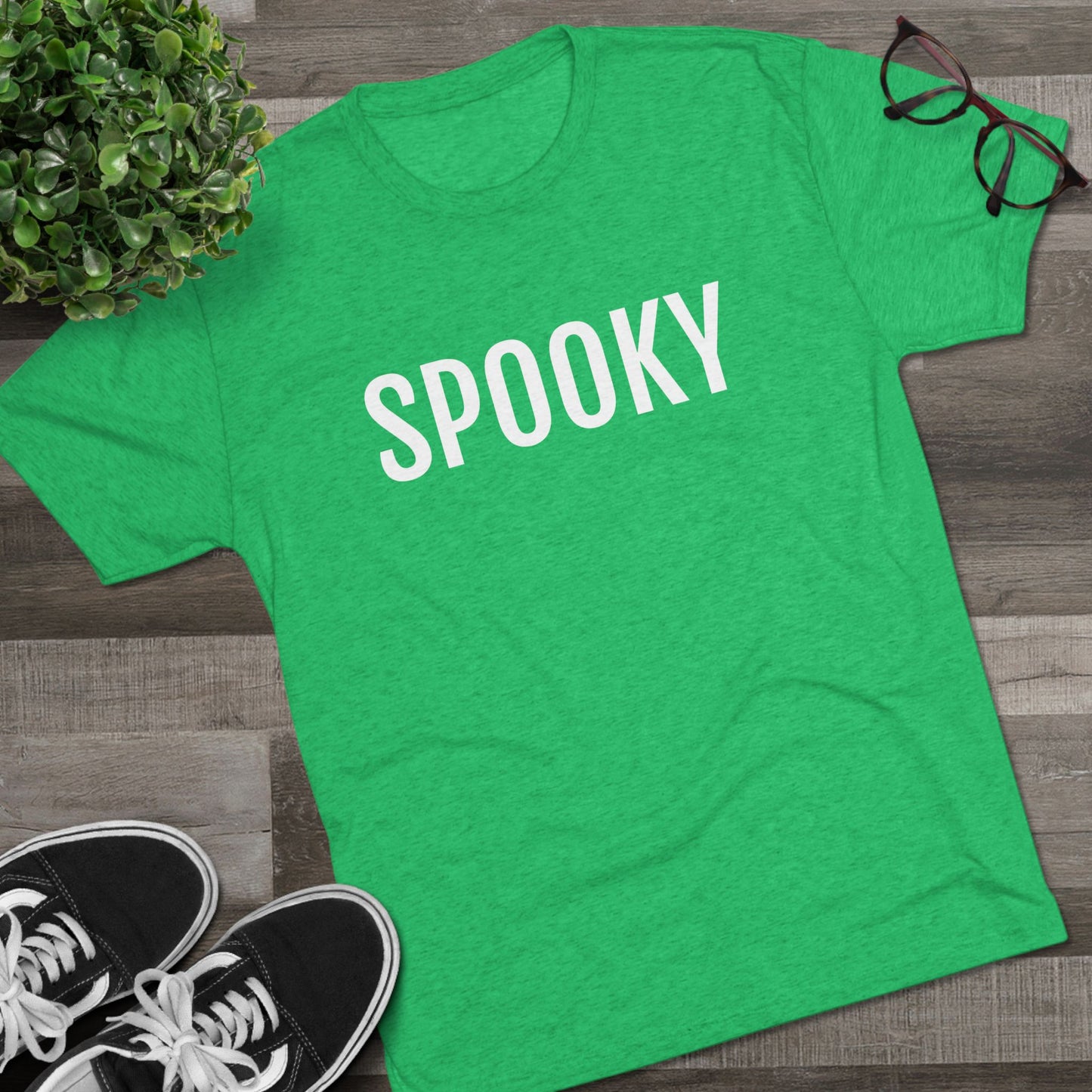 Unisex Tri-Blend Crew Tee - Spooky