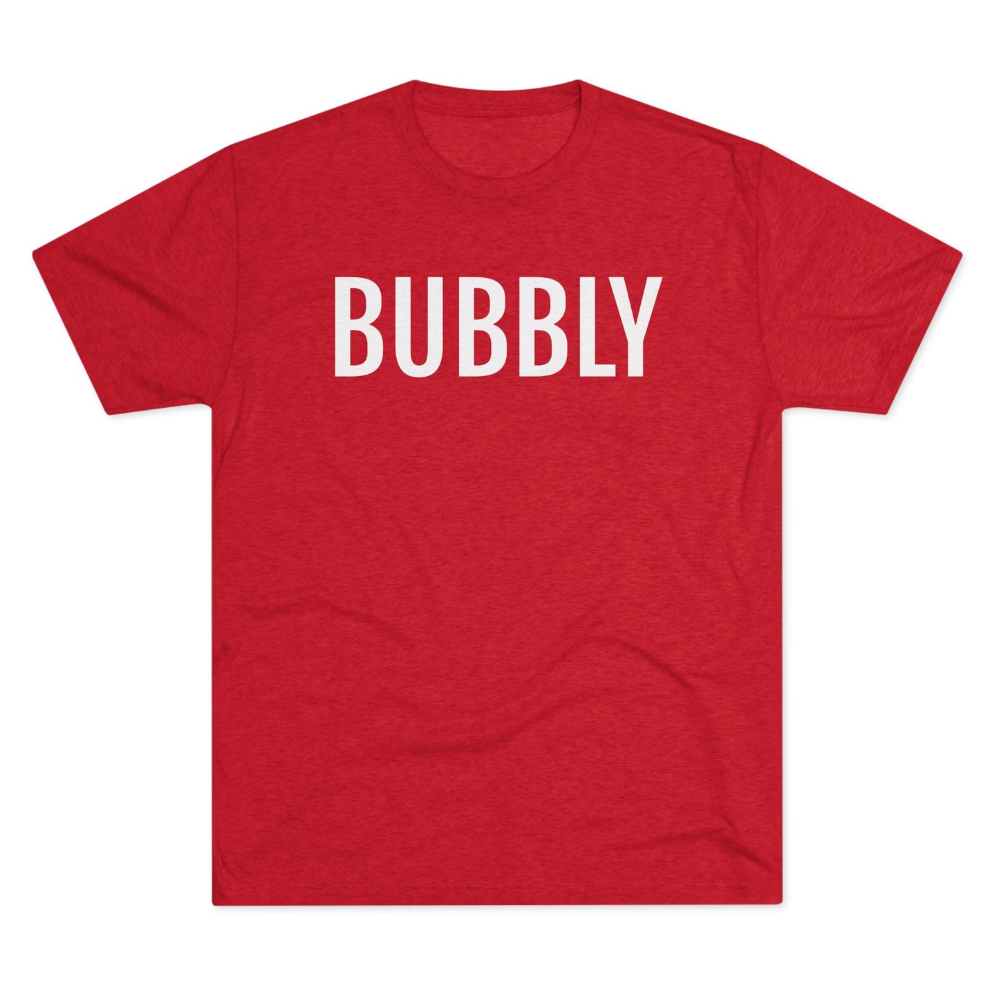 Unisex Tri-Blend Crew Tee - Bubbly