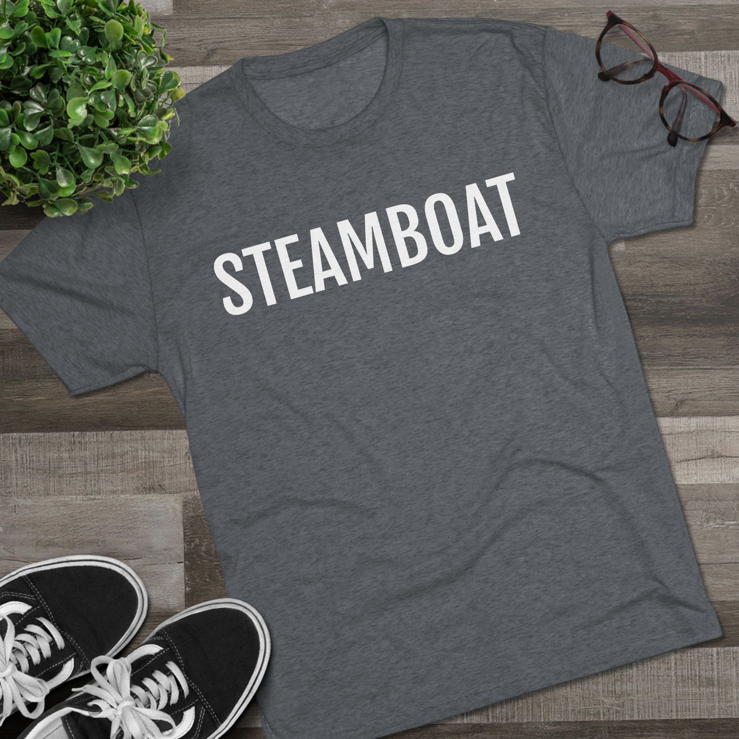 Unisex Tri-Blend Crew Tee - Steamboat