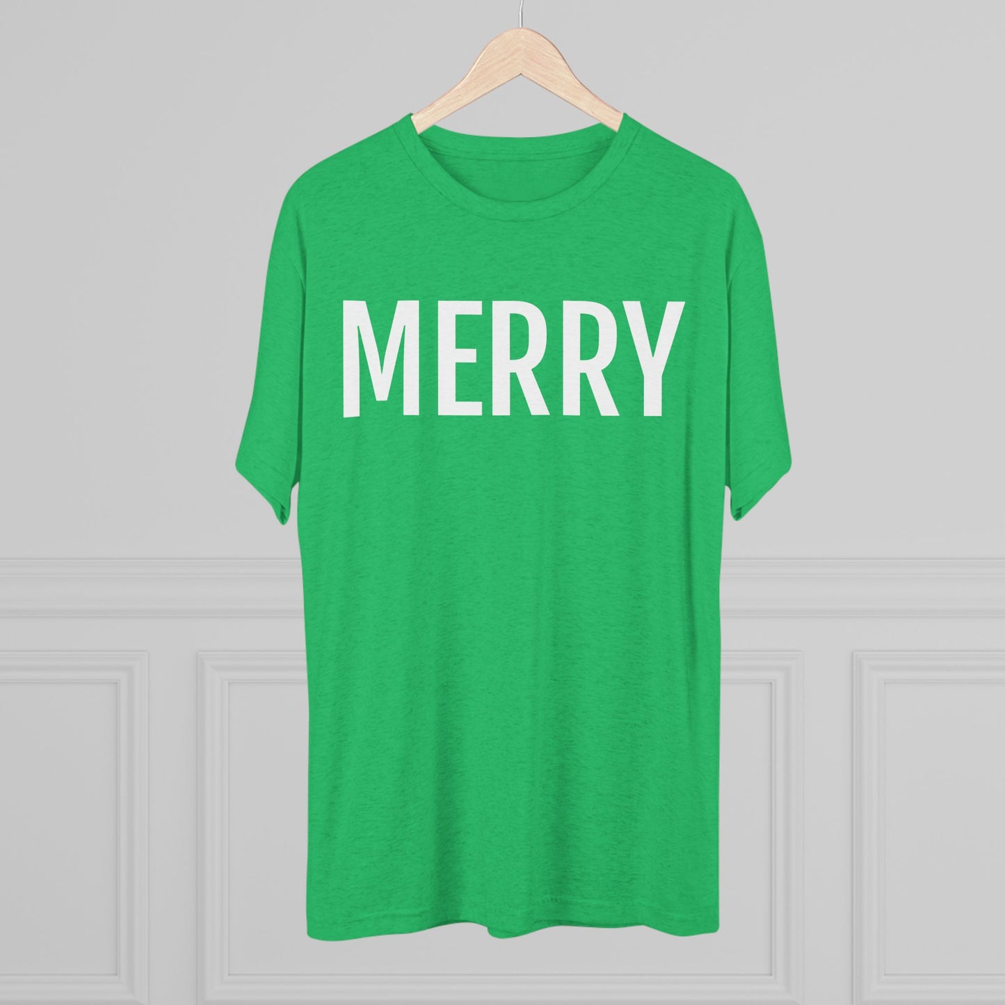 Unisex Tri-Blend Crew Tee - Merry
