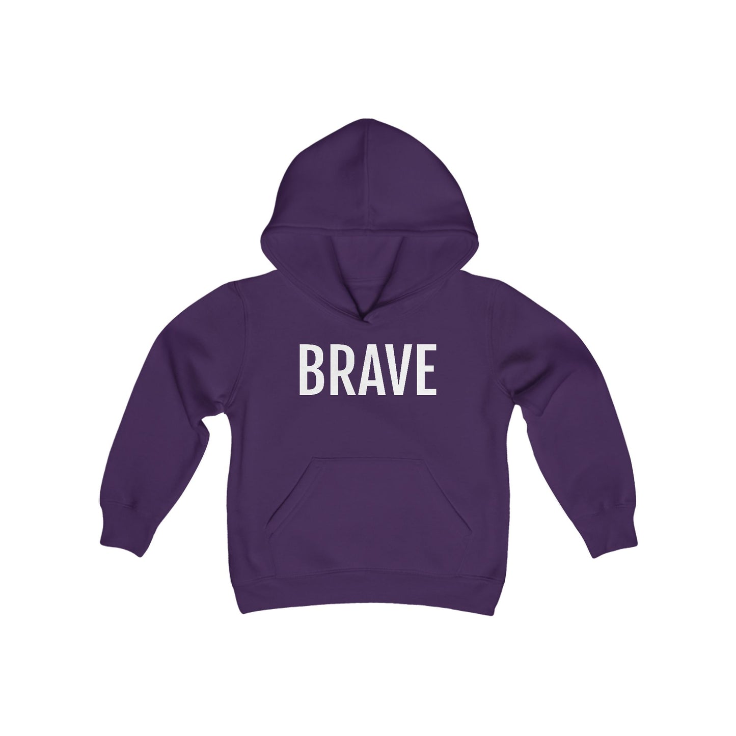 Youth Heavy Blend Hooded Sweatshirt - Brave