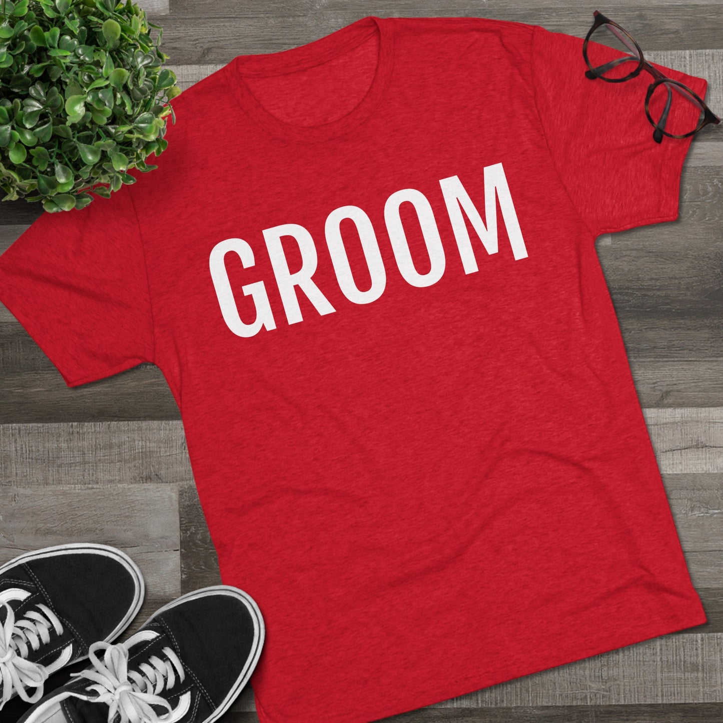 Unisex Tri-Blend Crew Tee - Groom
