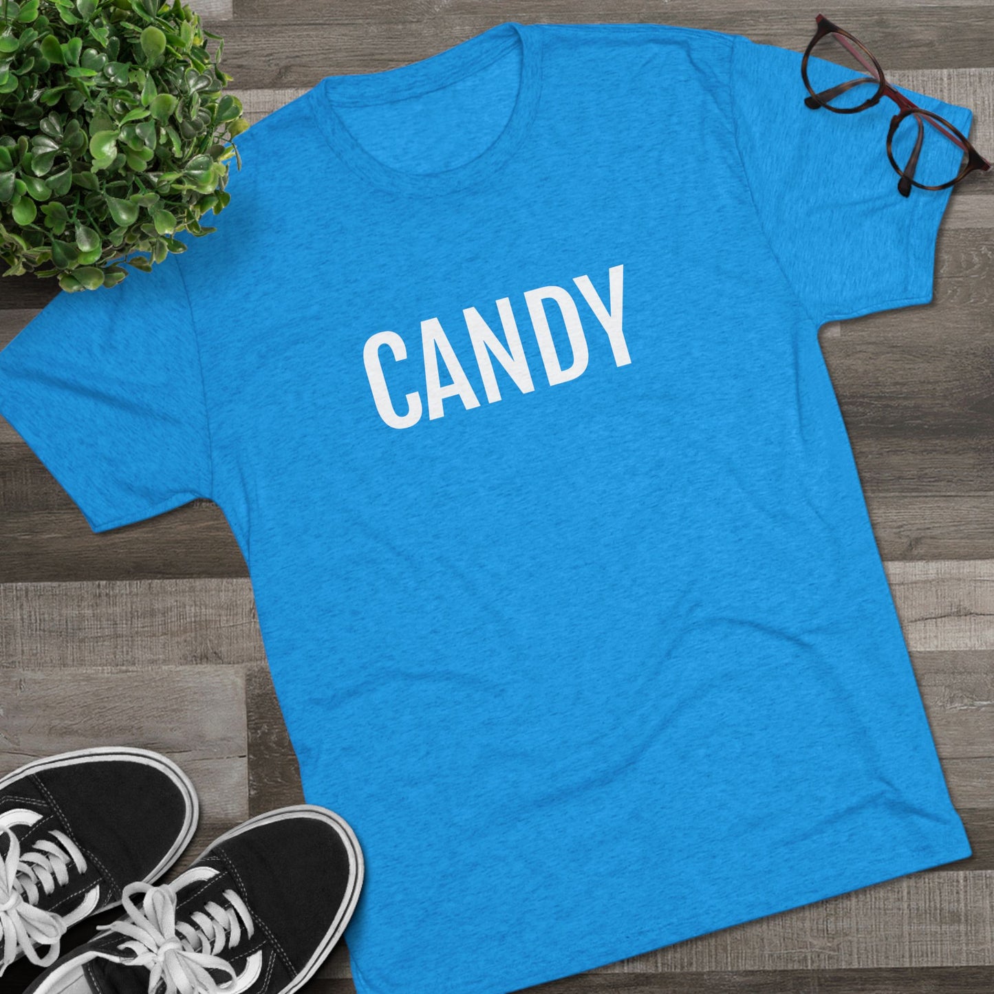 Unisex Tri-Blend Crew Tee - Candy