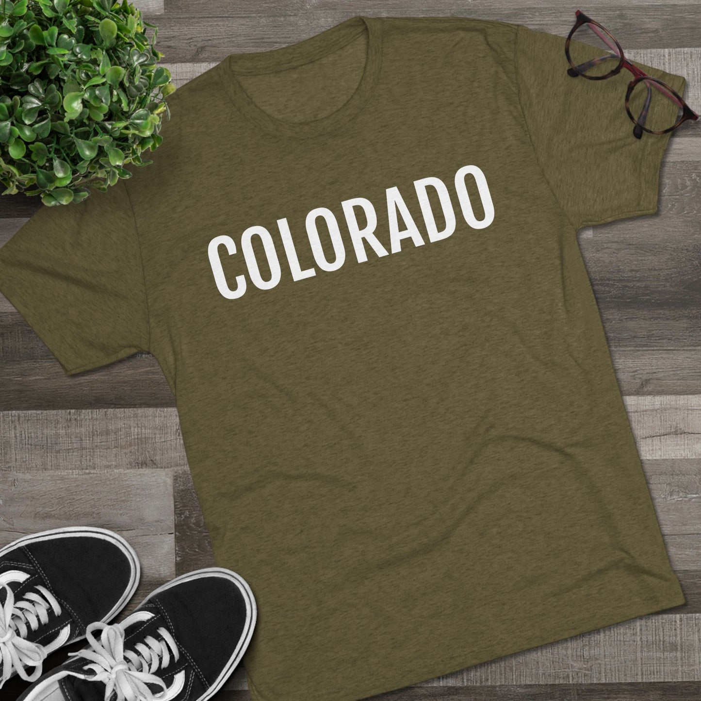 Unisex Tri-Blend Crew Tee - Colorado