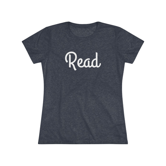 Women's Triblend Tee - Read