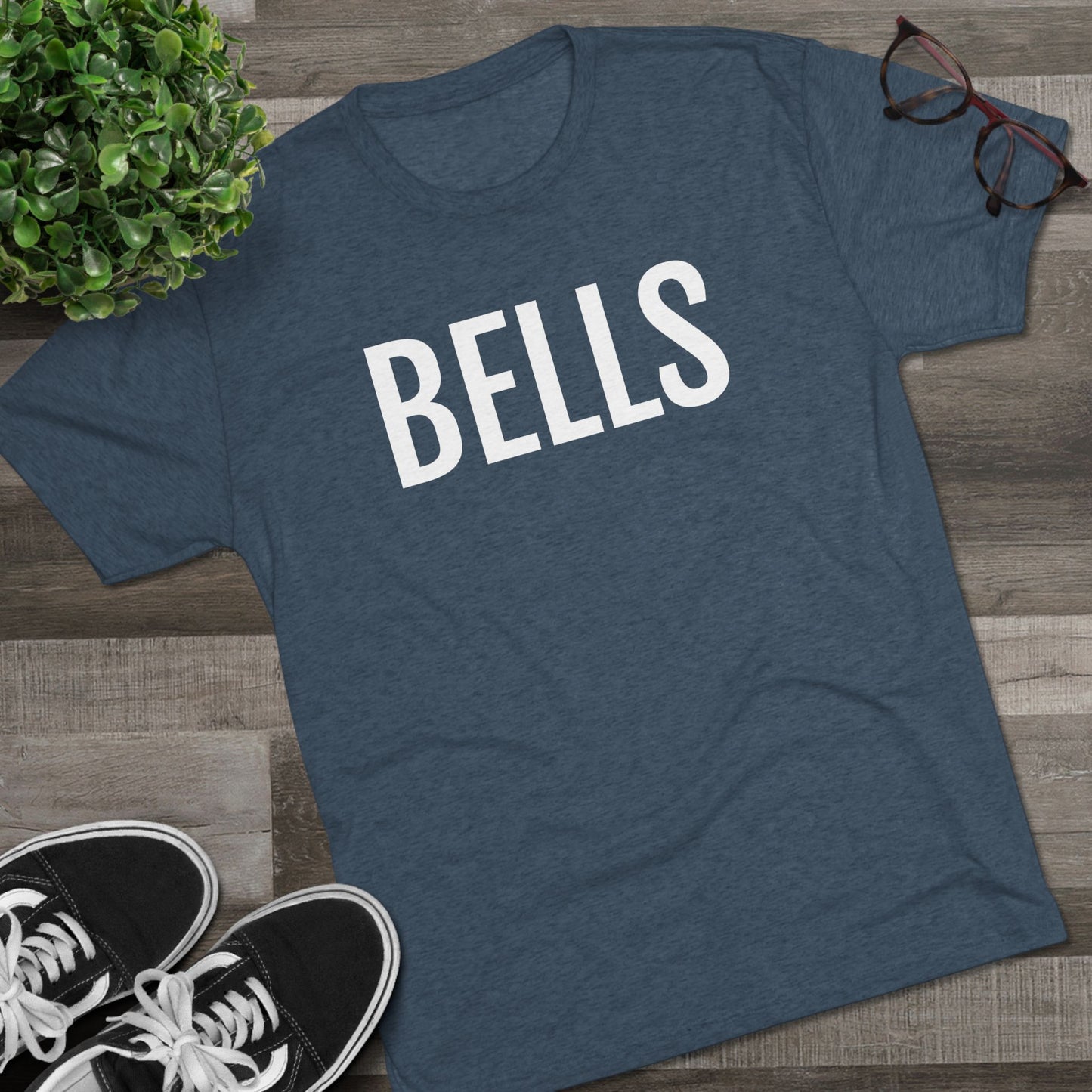 Unisex Tri-Blend Crew Tee - Bells