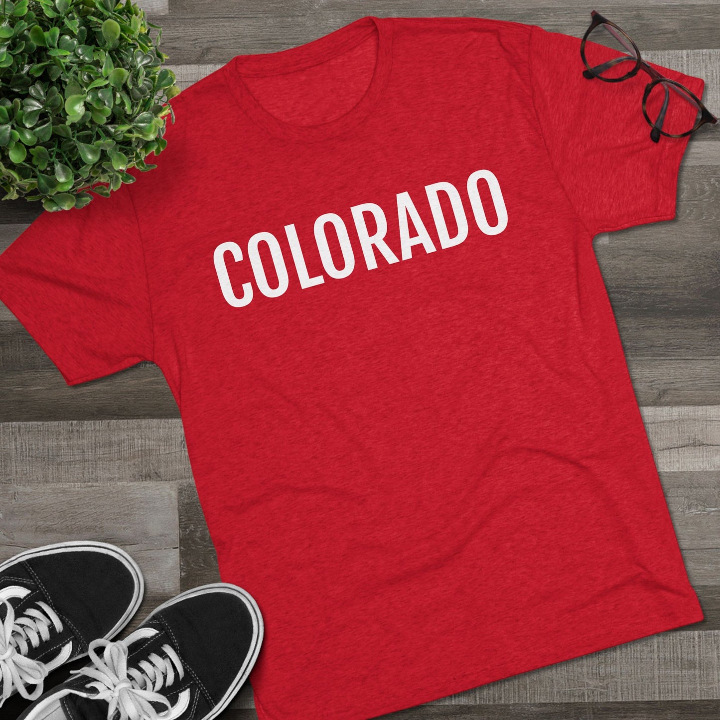 Unisex Tri-Blend Crew Tee - Colorado