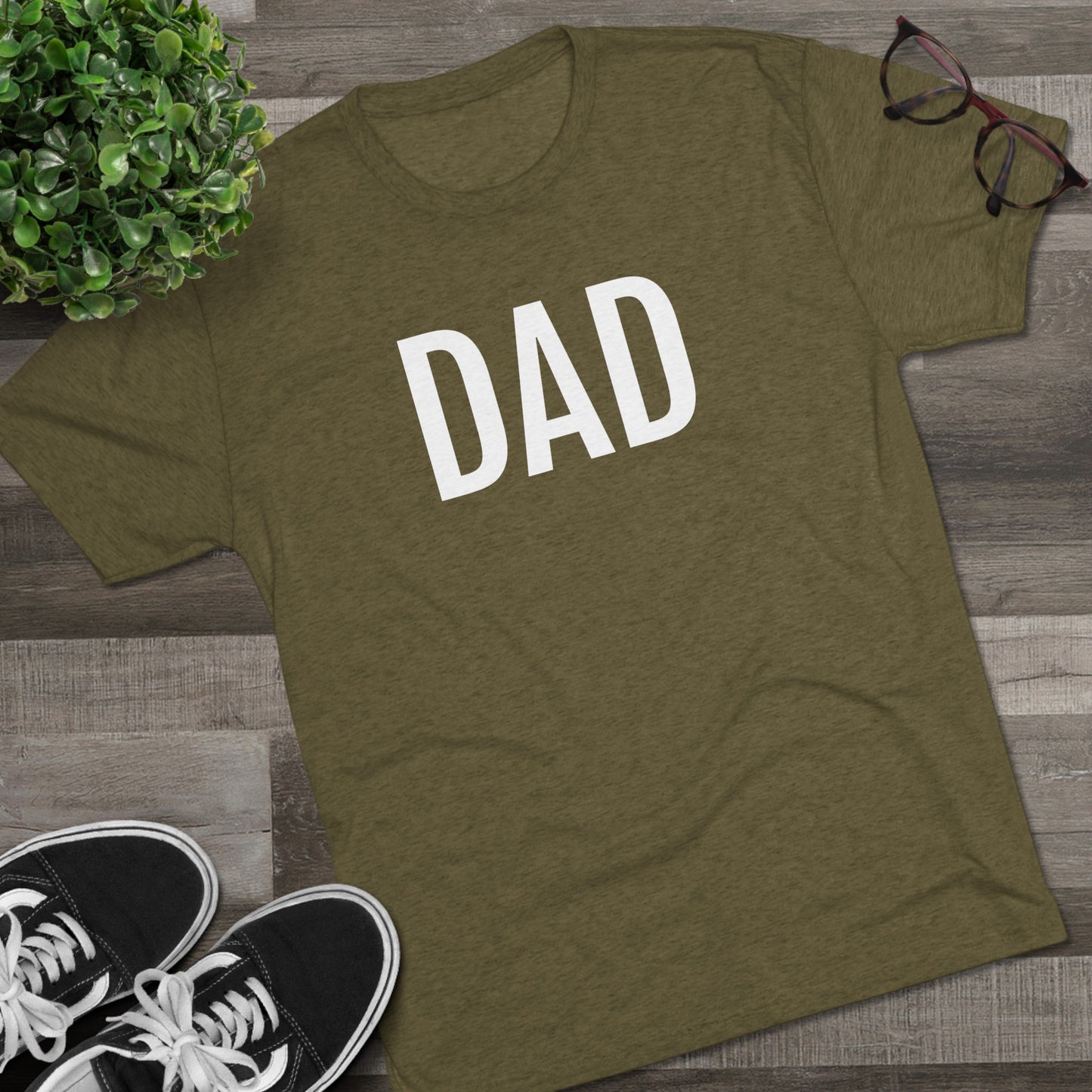 Unisex Tri-Blend Crew Tee - Dad