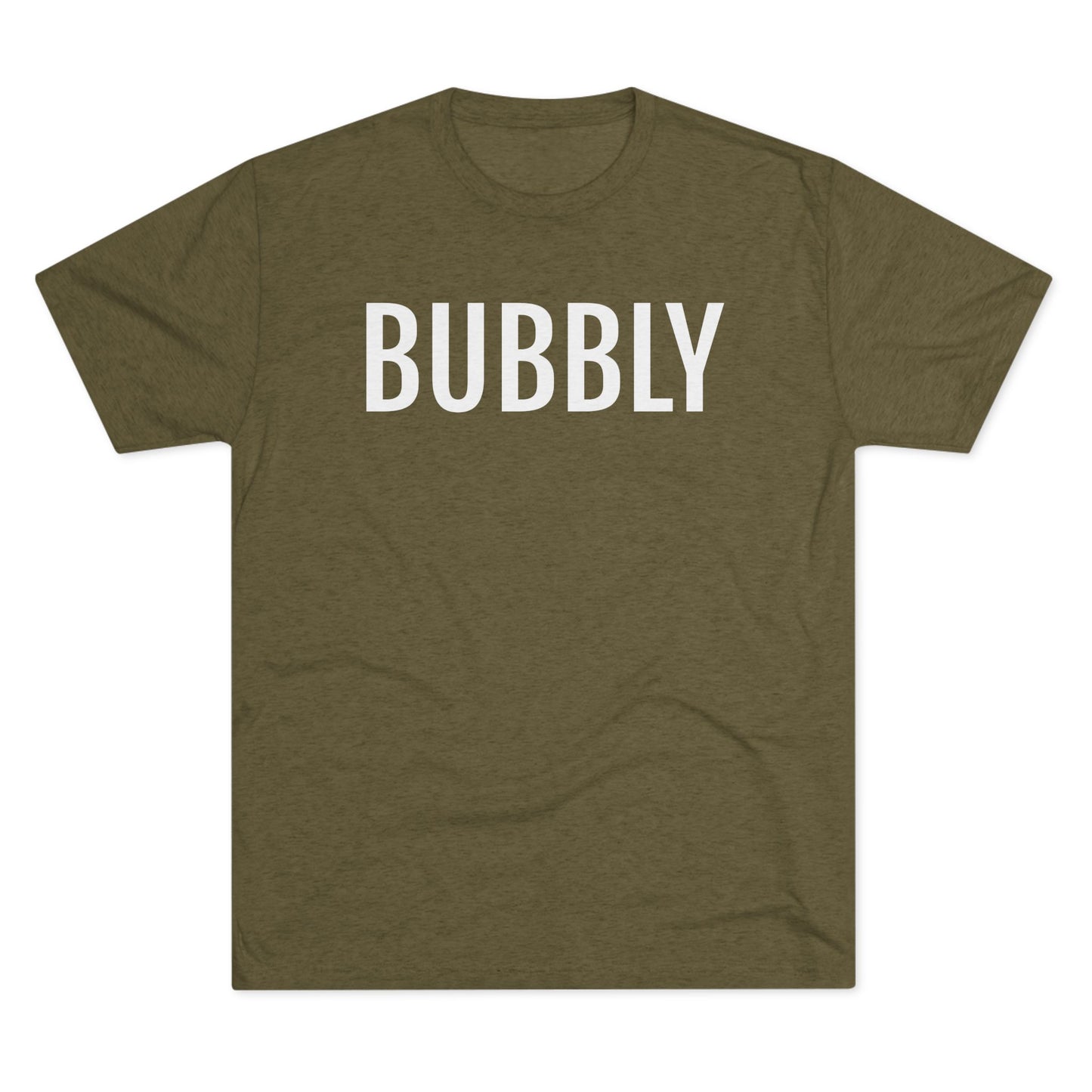 Unisex Tri-Blend Crew Tee - Bubbly