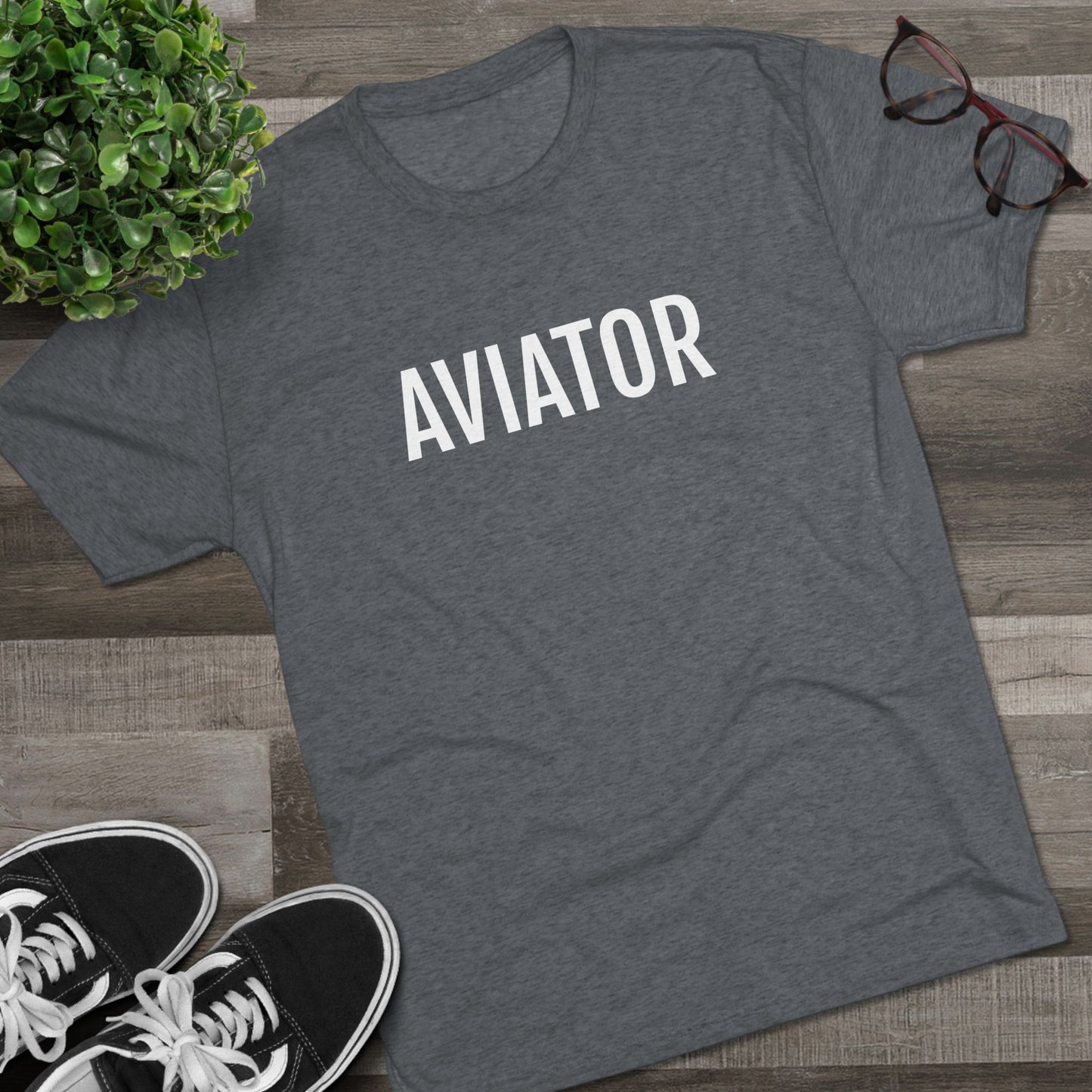 Unisex Tri-Blend Crew Tee - AVIATOR