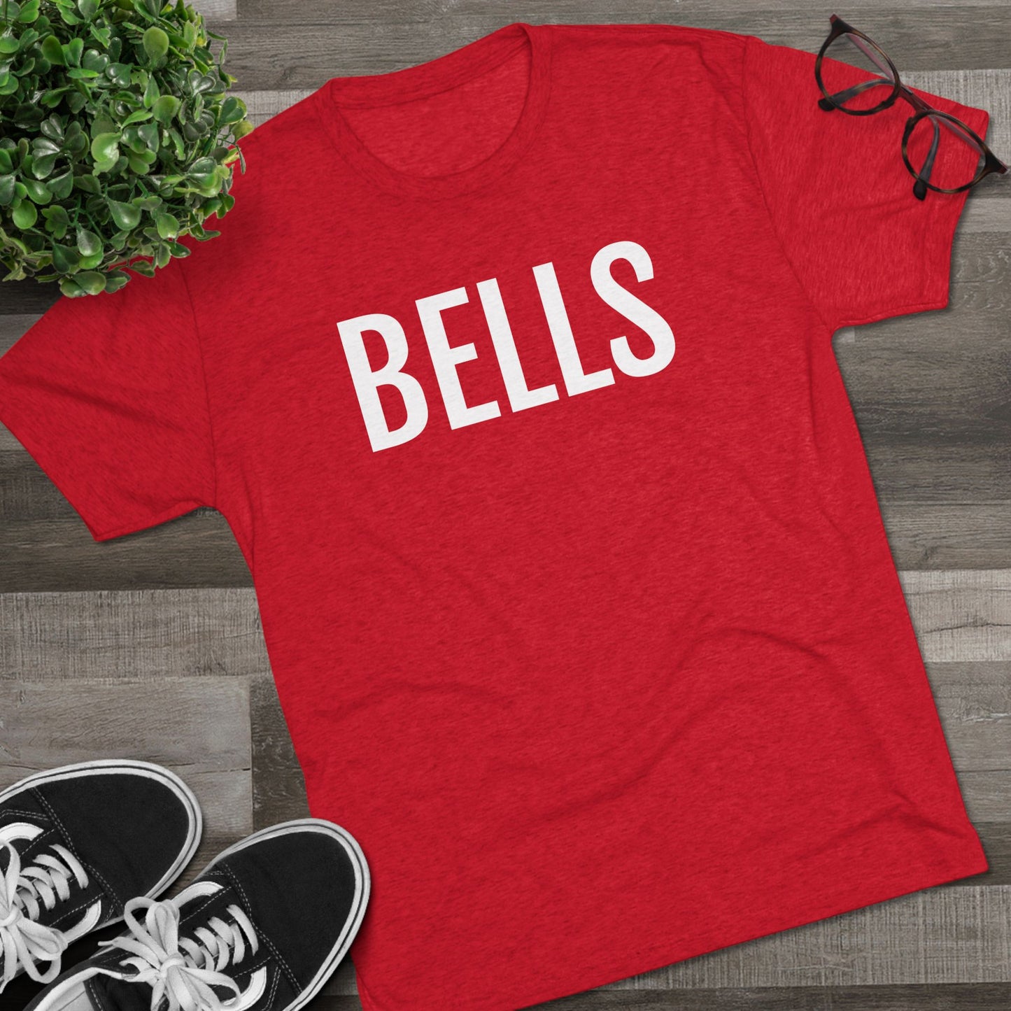 Unisex Tri-Blend Crew Tee - Bells