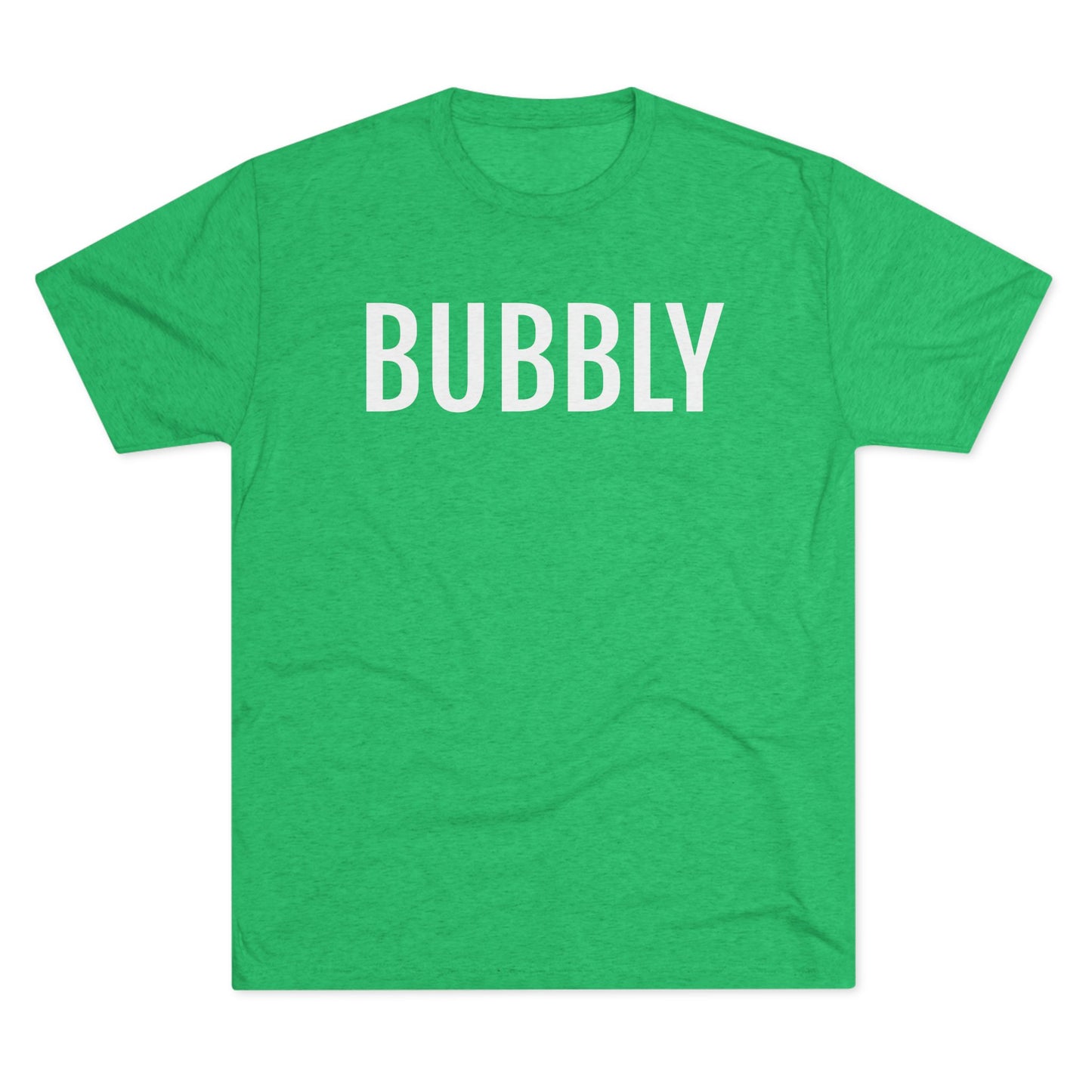 Unisex Tri-Blend Crew Tee - Bubbly