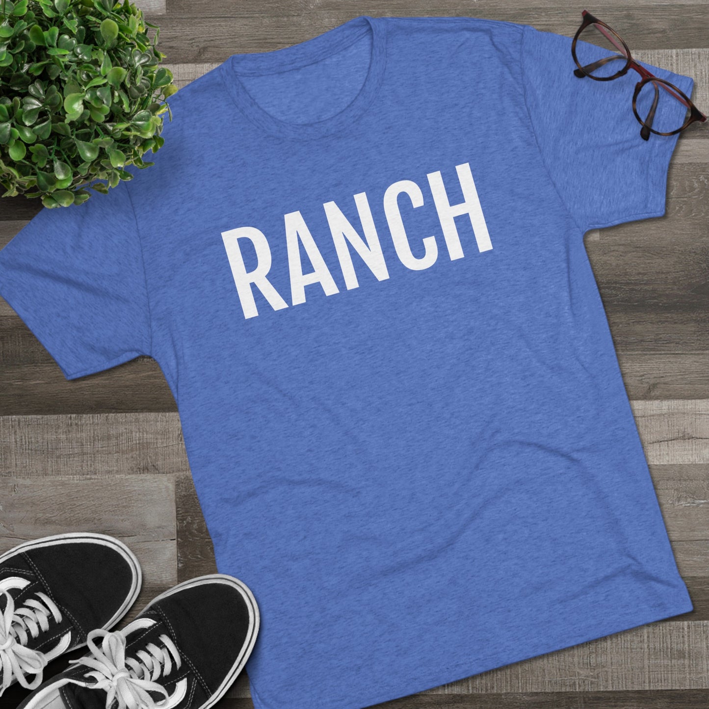 Unisex Tri-Blend Crew Tee - Ranch