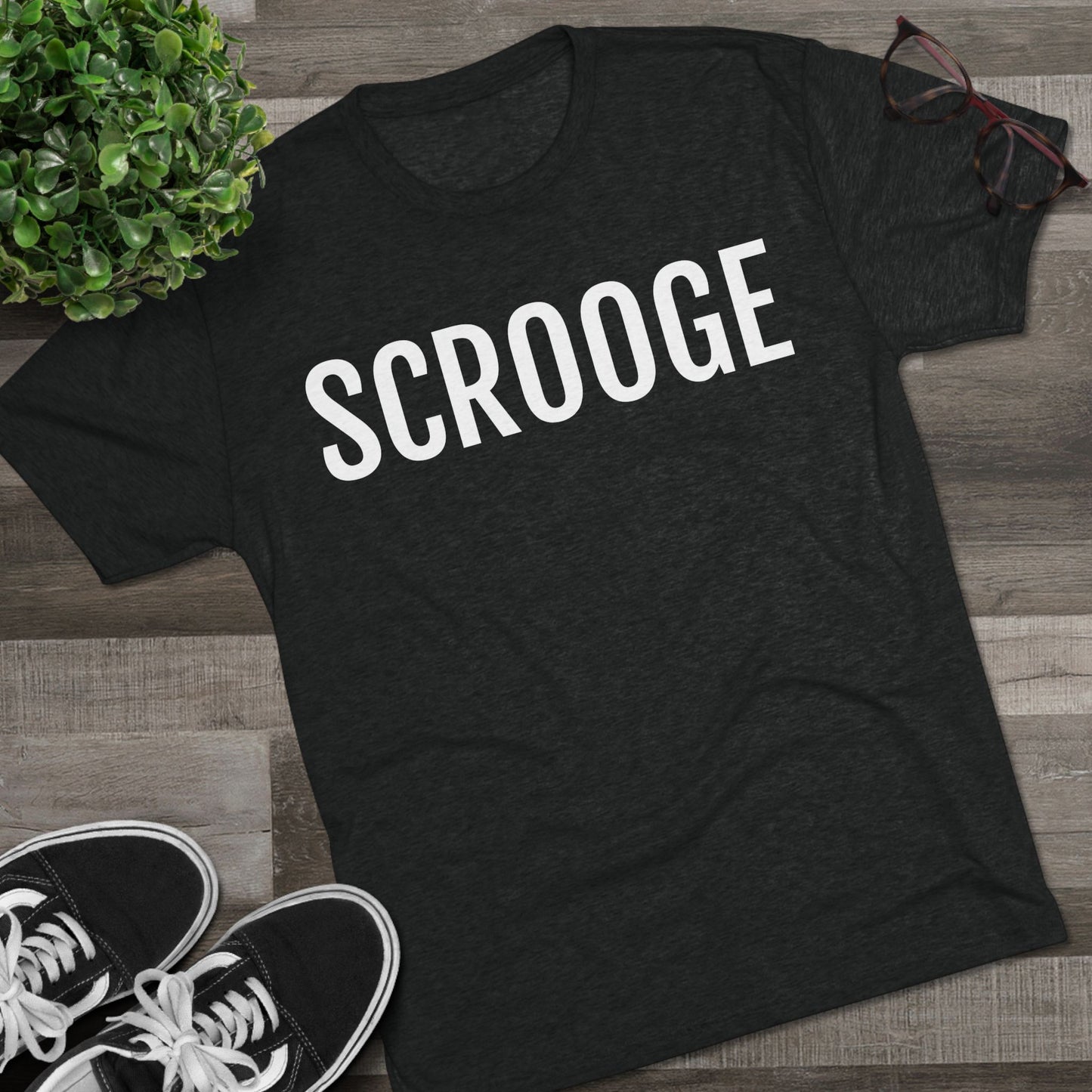 Unisex Tri-Blend Crew Tee - Scrooge