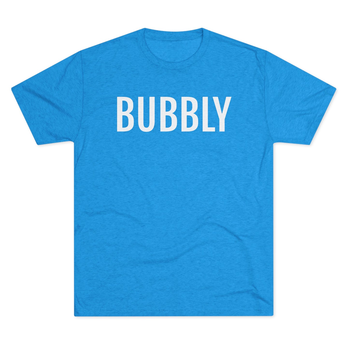 Unisex Tri-Blend Crew Tee - Bubbly