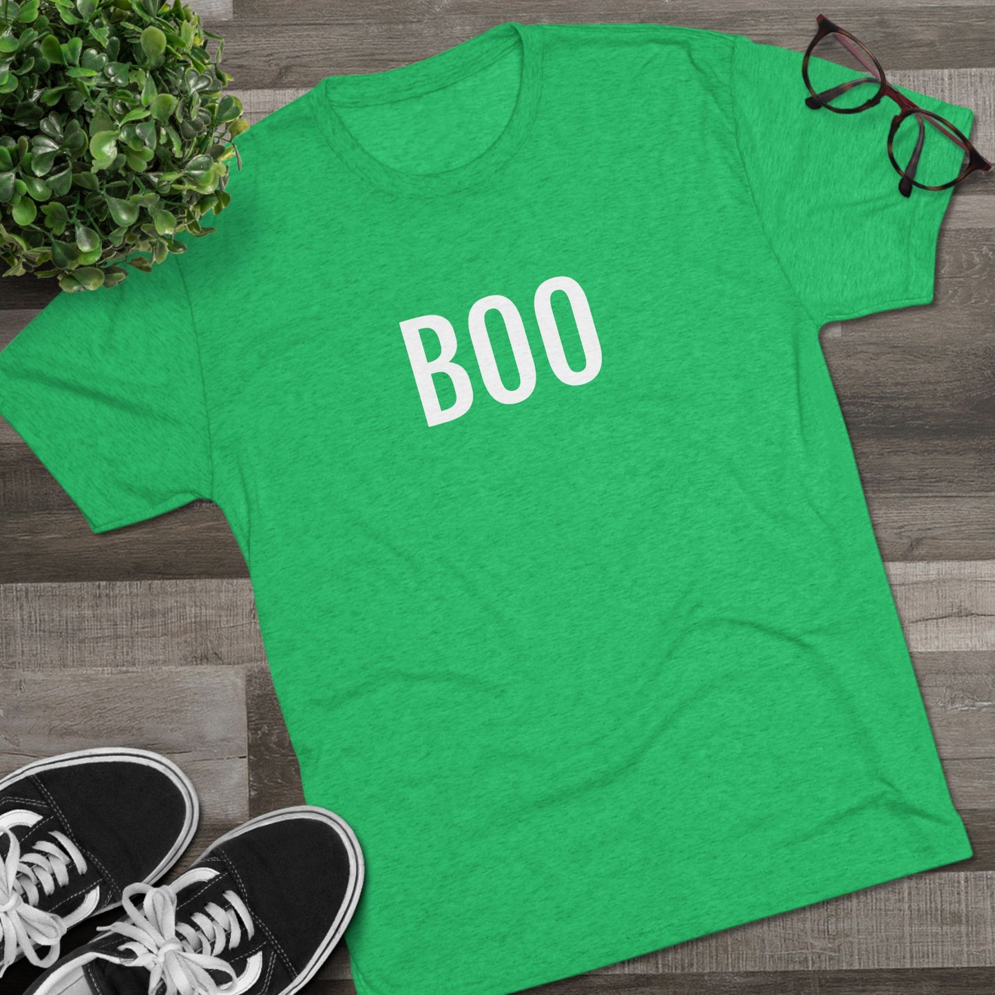 Unisex Tri-Blend Crew Tee - Boo