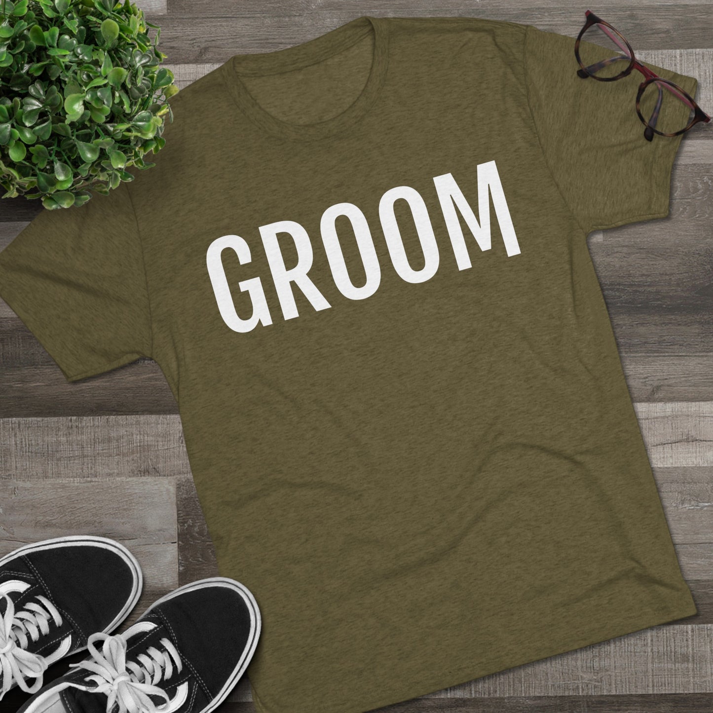 Unisex Tri-Blend Crew Tee - Groom