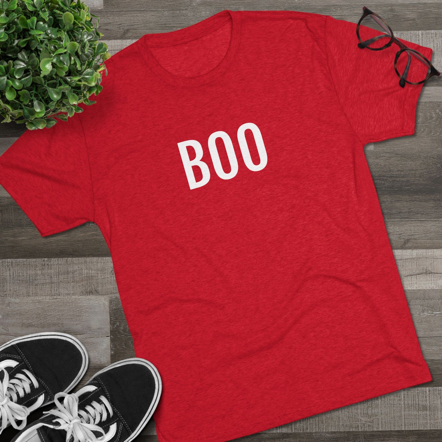 Unisex Tri-Blend Crew Tee - Boo