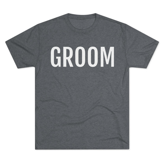 Unisex Tri-Blend Crew Tee - Groom