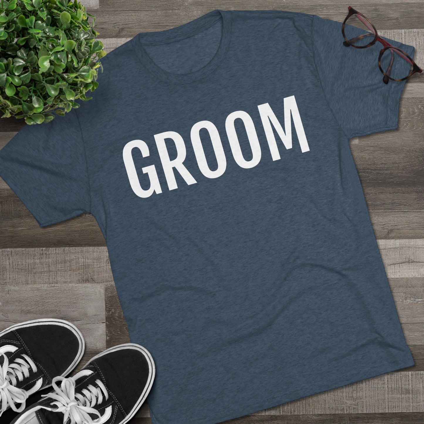 Unisex Tri-Blend Crew Tee - Groom