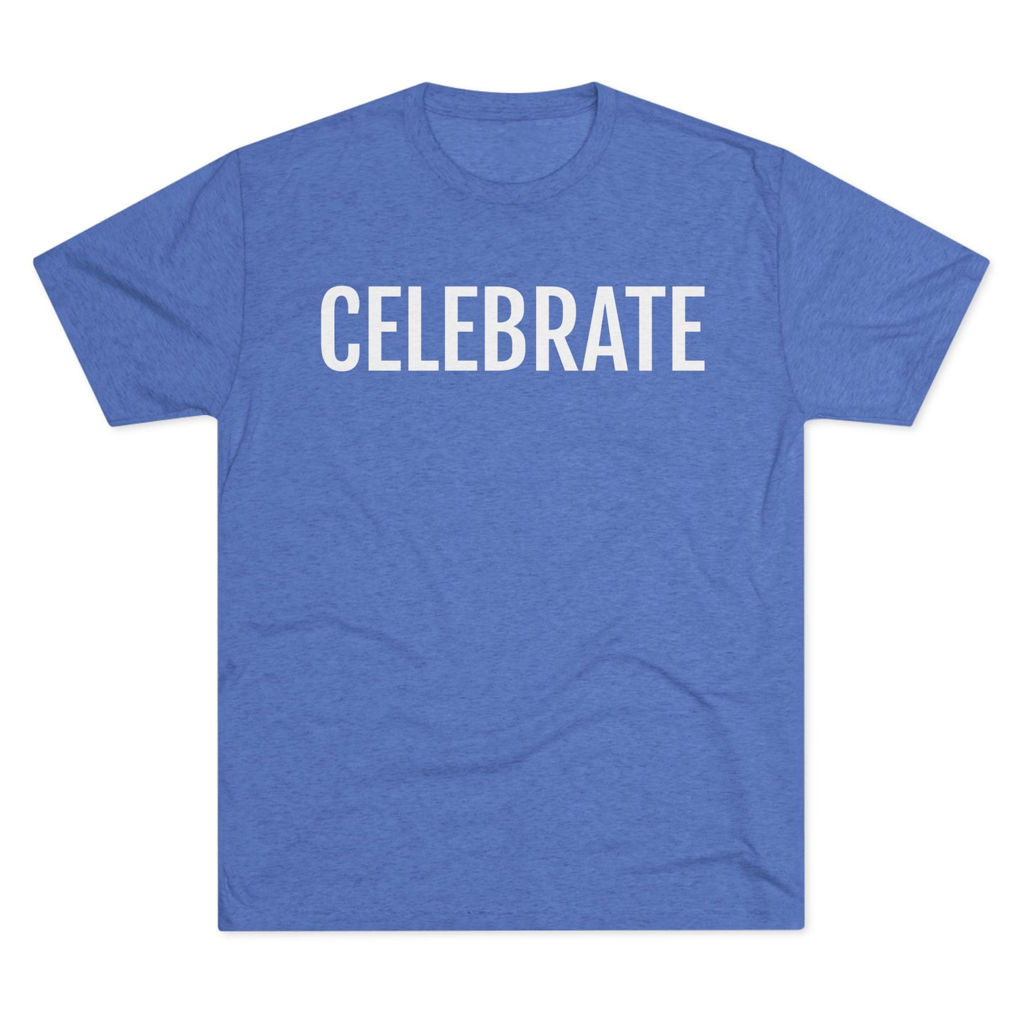 Unisex Tri-Blend Crew Tee - Celebrate