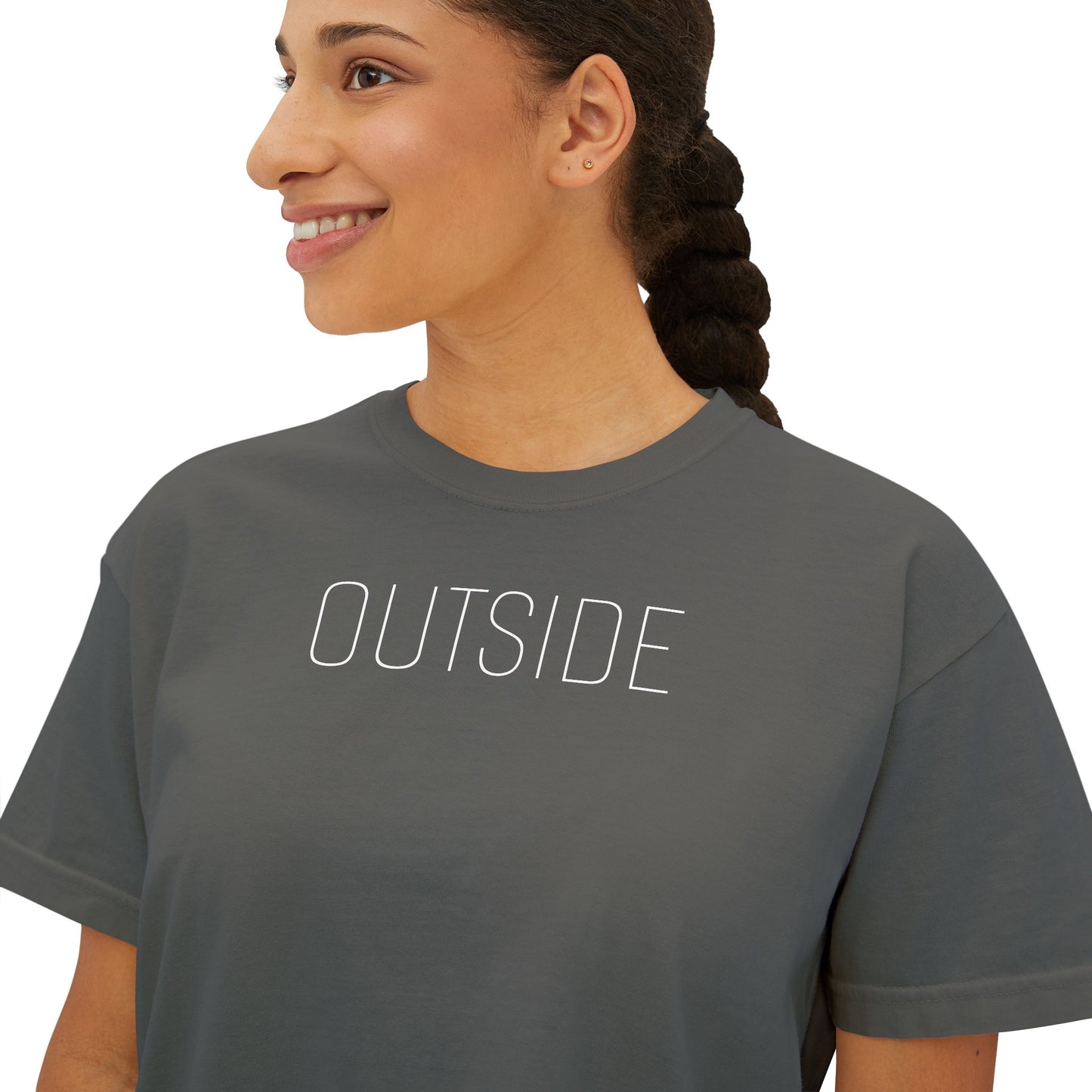 Women's Boxy Tee - Outside