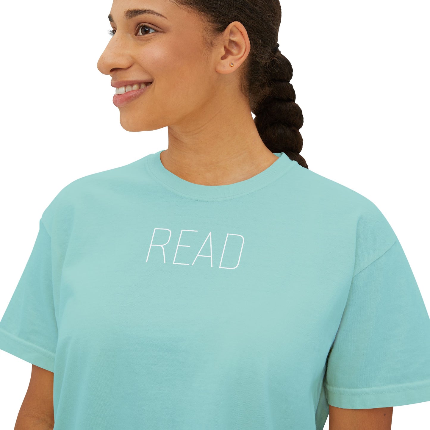 Women's Boxy Tee - Read