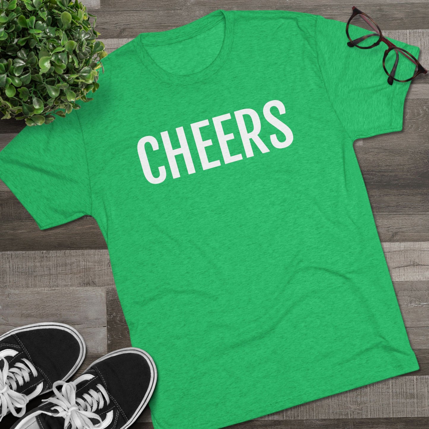 Unisex Tri-Blend Crew Tee - Cheers