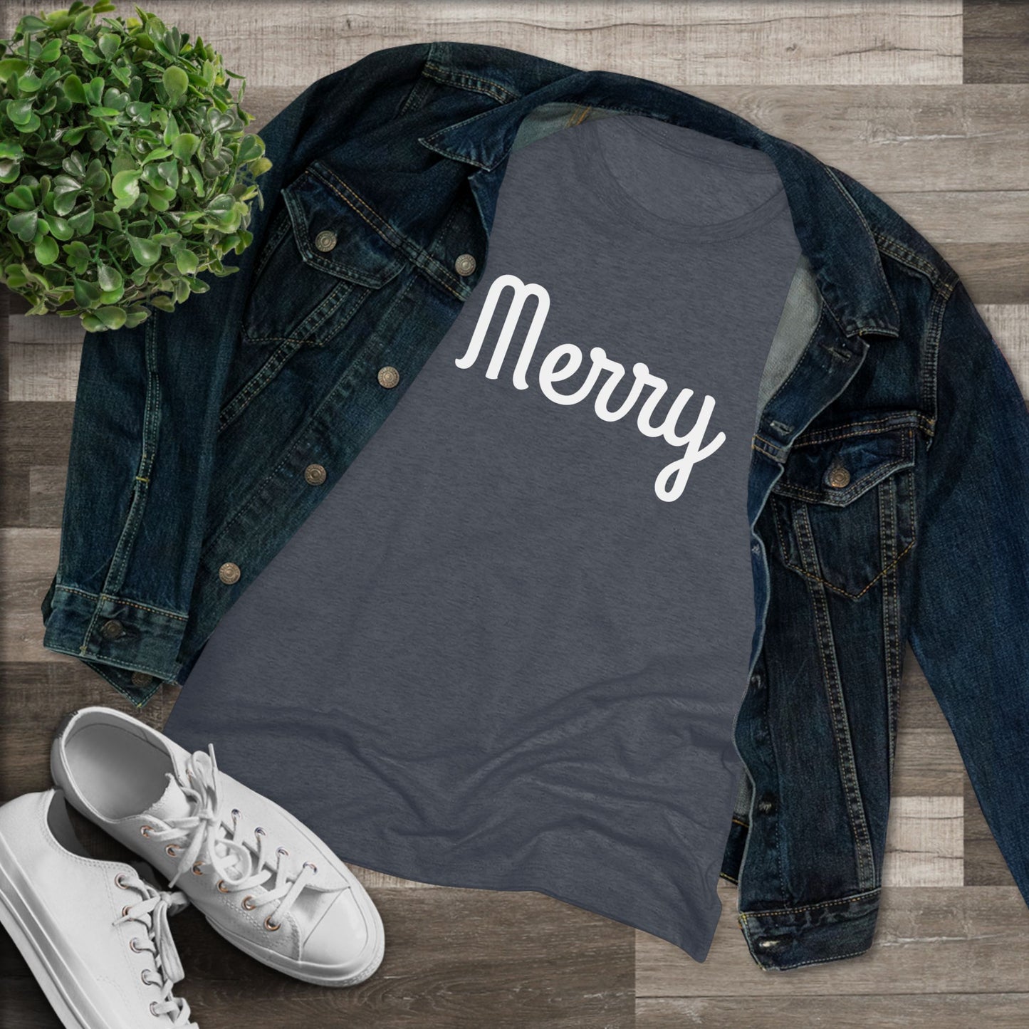 Women's Triblend Tee - Merry