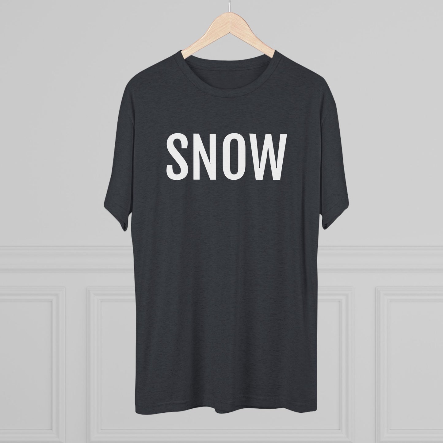 Unisex Tri-Blend Crew Tee - Snow