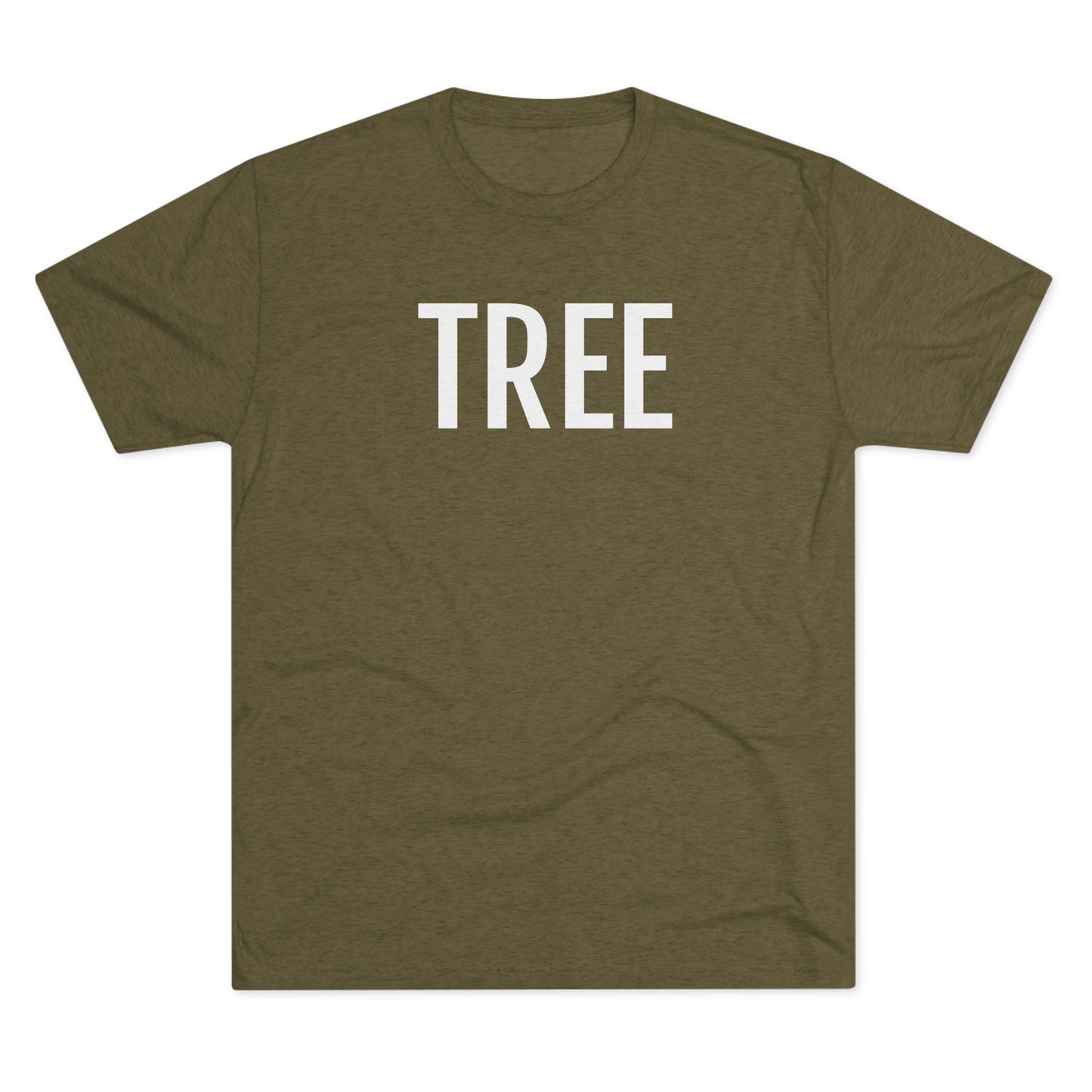 Unisex Tri-Blend Crew Tee - Tree