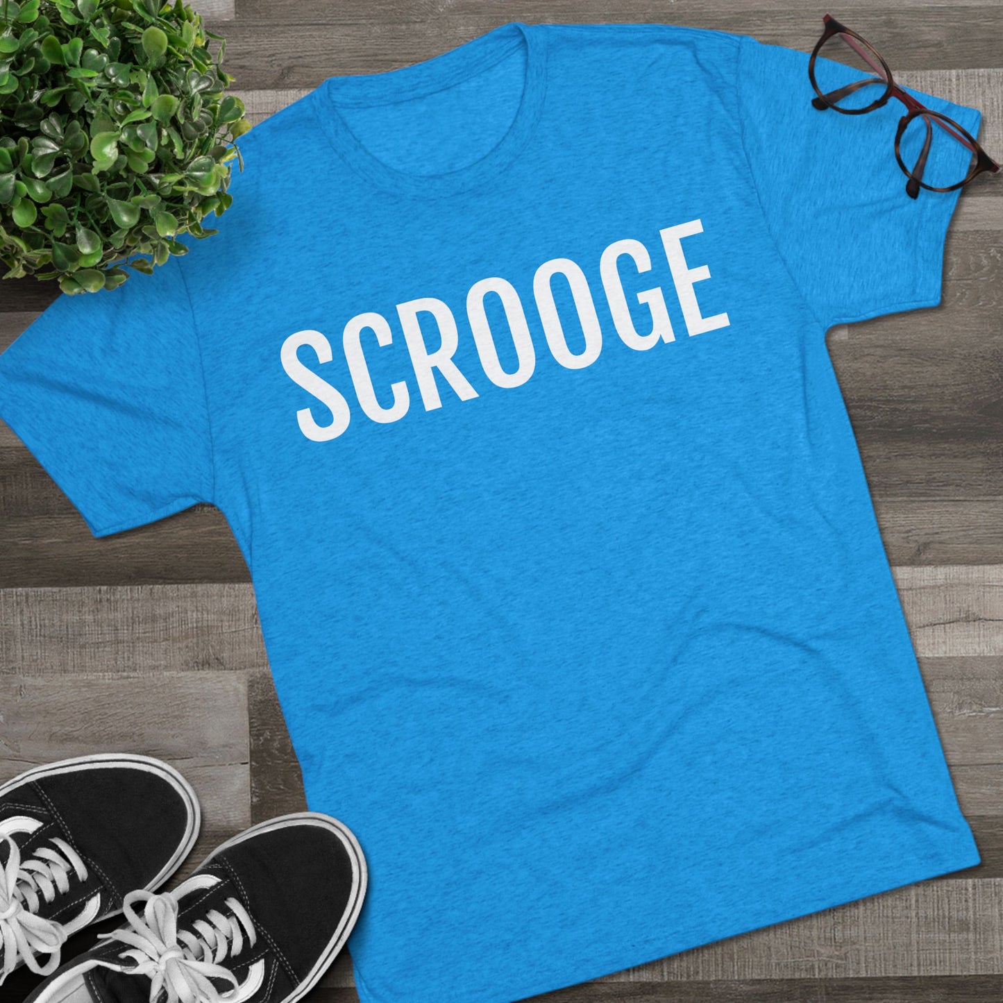 Unisex Tri-Blend Crew Tee - Scrooge