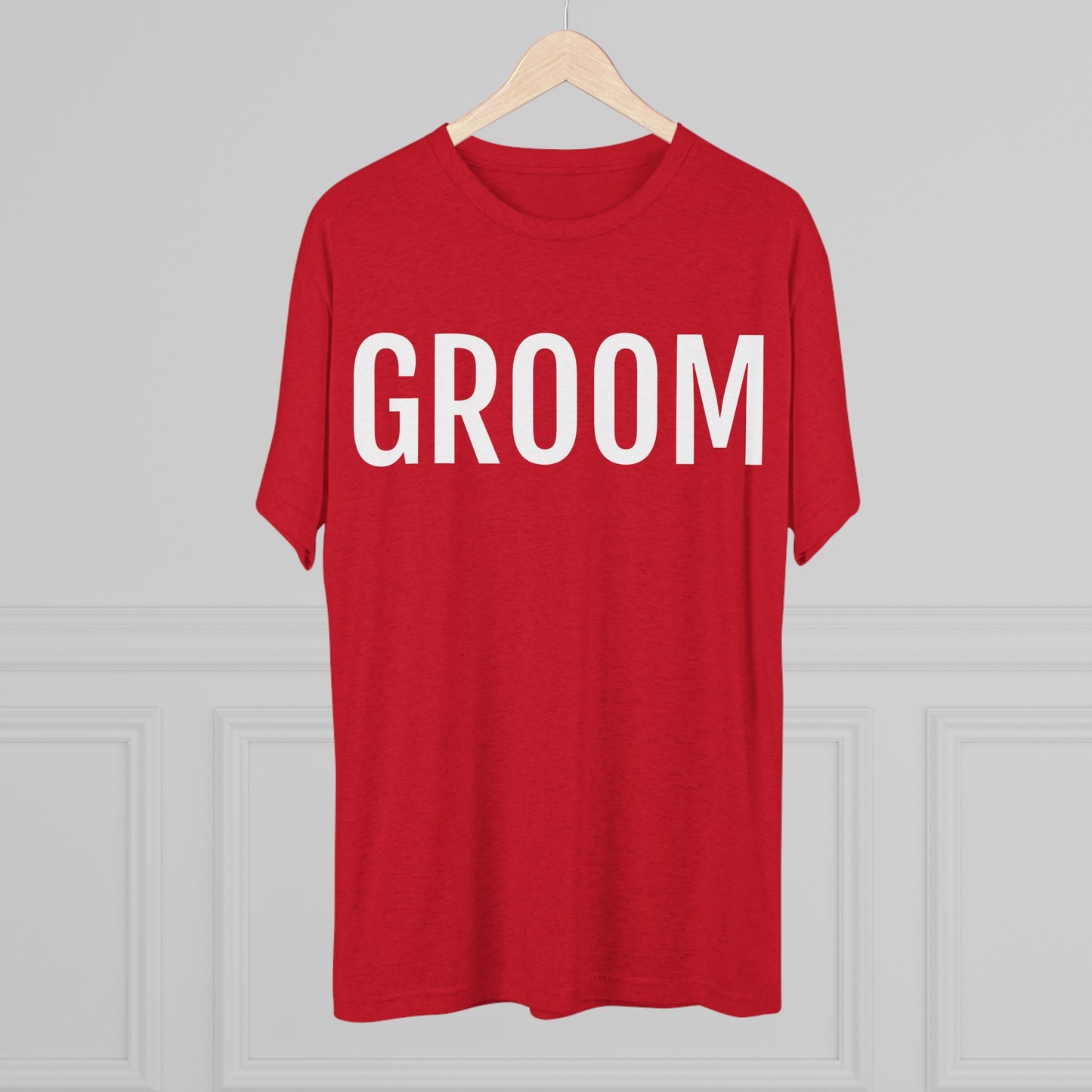 Unisex Tri-Blend Crew Tee - Groom