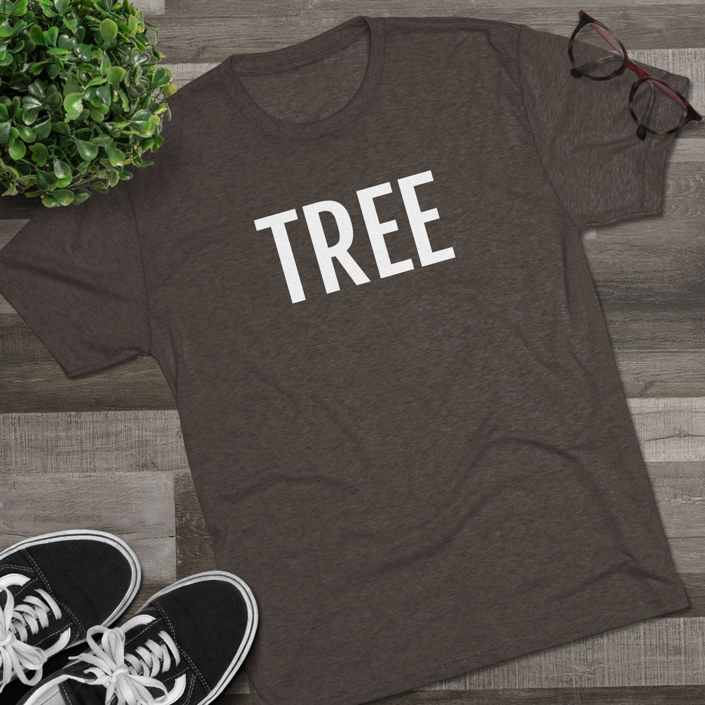 Unisex Tri-Blend Crew Tee - Tree
