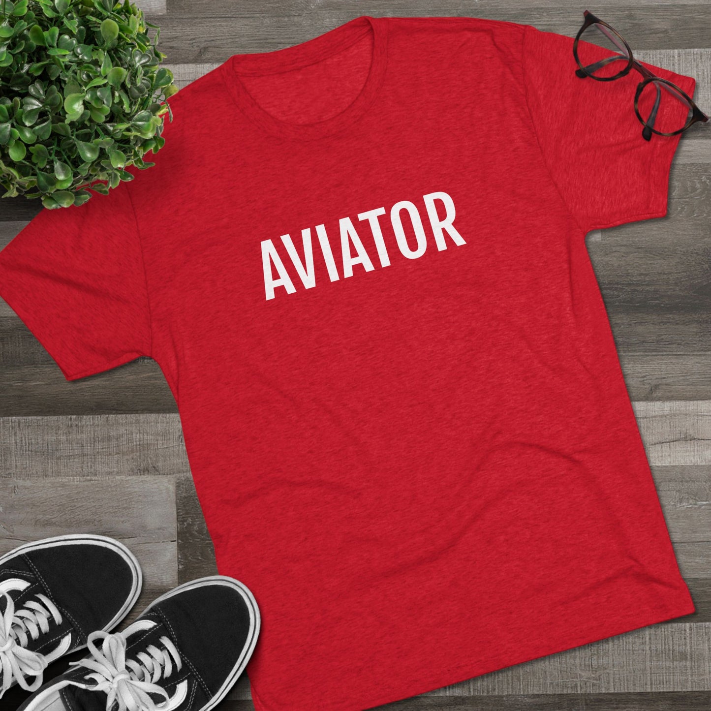Unisex Tri-Blend Crew Tee - AVIATOR