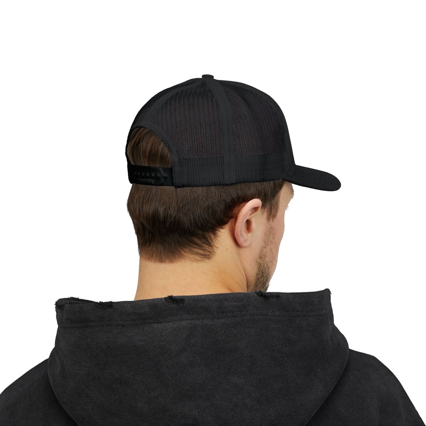 Snapback Trucker Cap - Snow