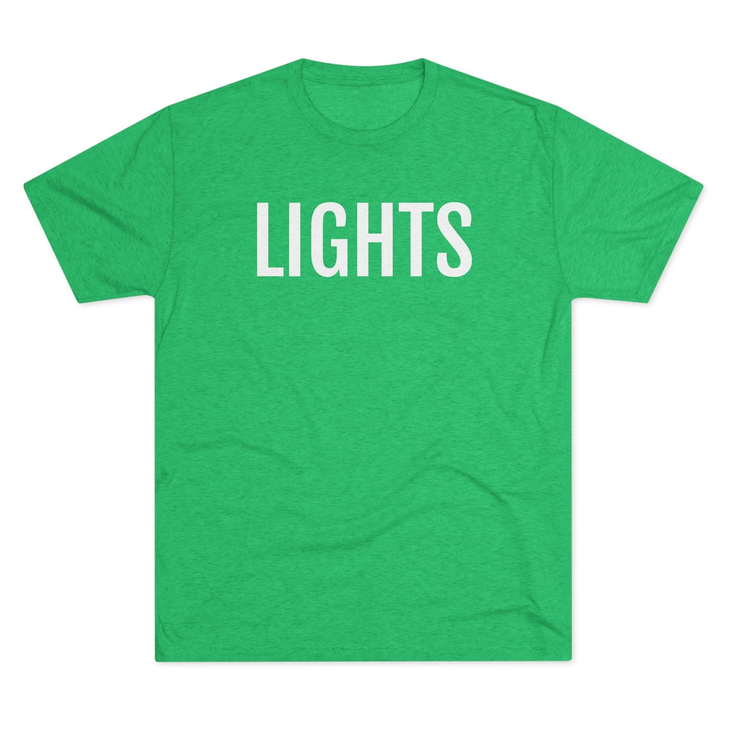 Unisex Tri-Blend Crew Tee - Lights