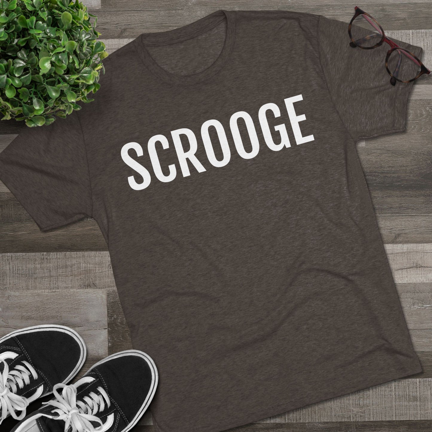 Unisex Tri-Blend Crew Tee - Scrooge