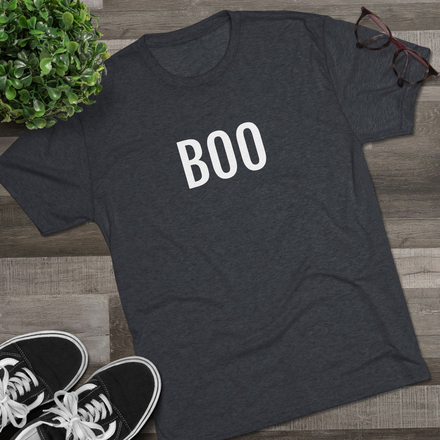 Unisex Tri-Blend Crew Tee - Boo