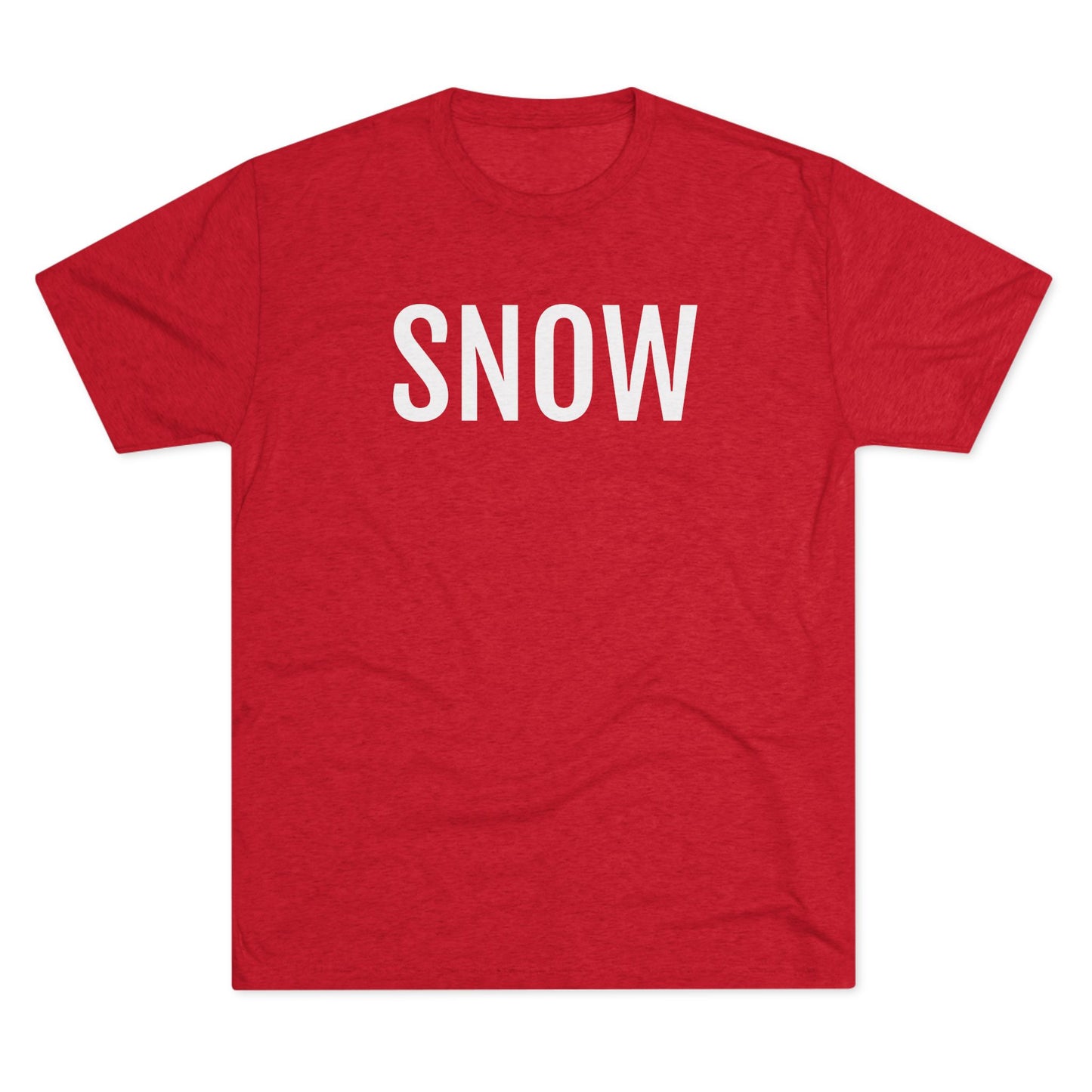Unisex Tri-Blend Crew Tee - Snow