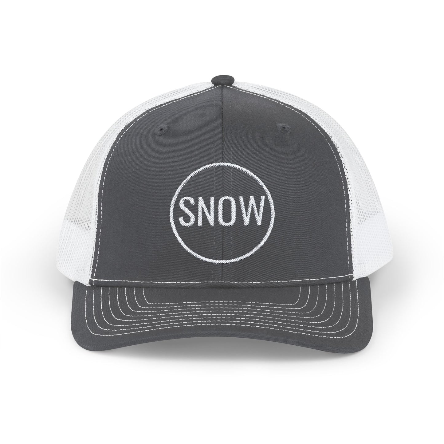 Snapback Trucker Cap - Snow