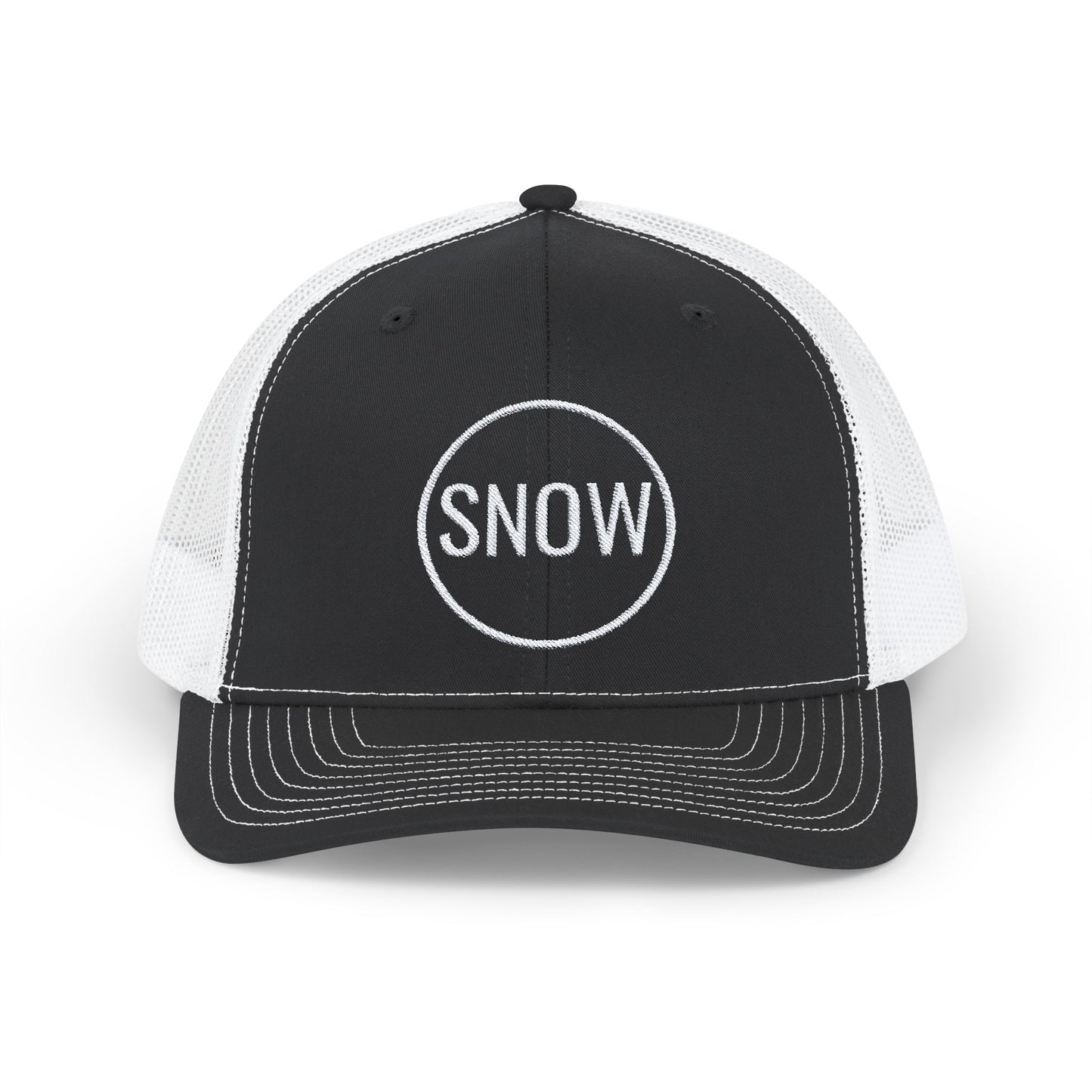 Snapback Trucker Cap - Snow