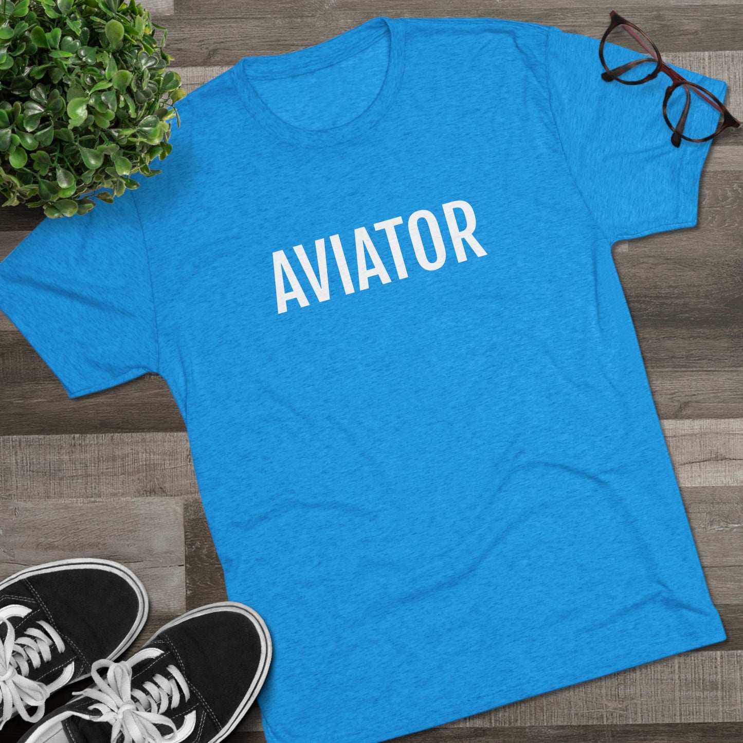 Unisex Tri-Blend Crew Tee - AVIATOR